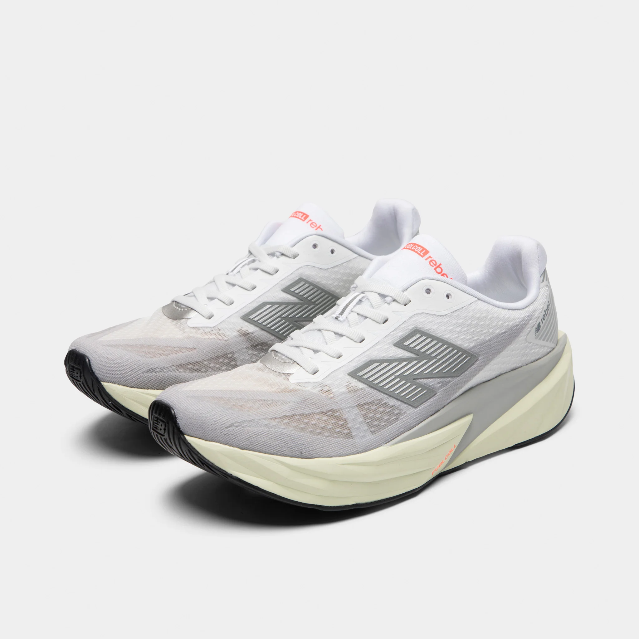 New Balance FuelCell Rebel v5 White / Grey - Image 2