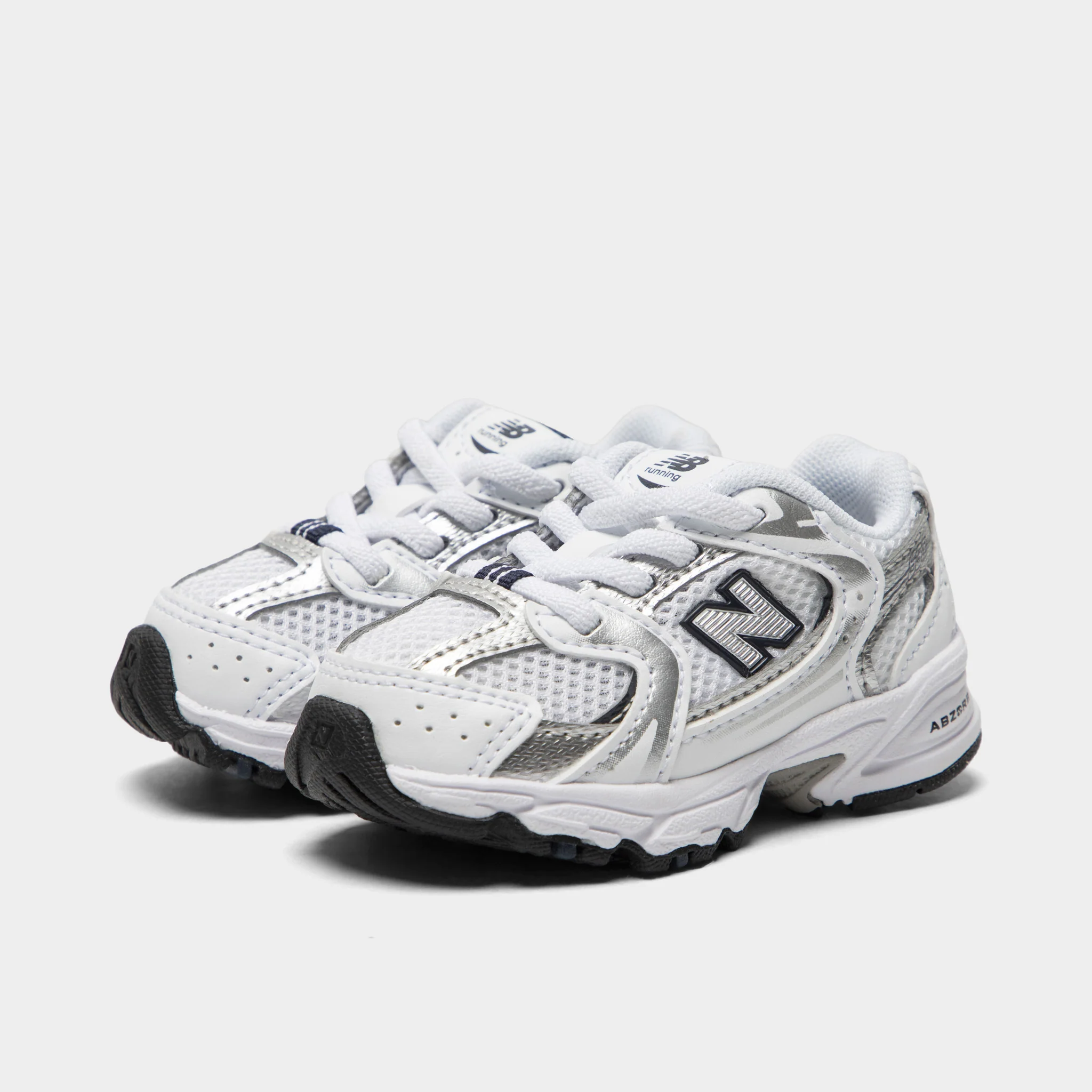 New Balance Infants' 530 Natural Indigo / Silver Metallic - Image 2
