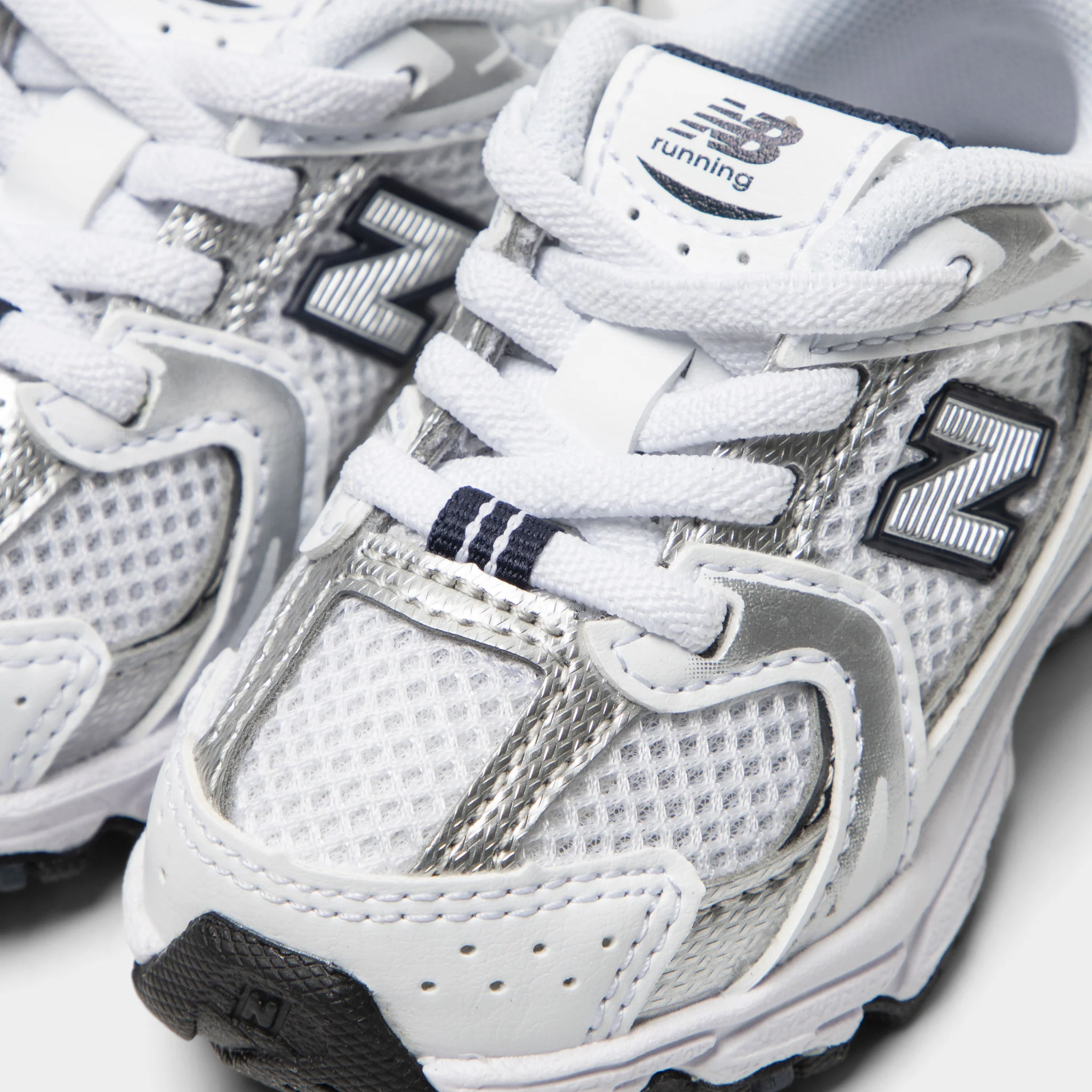 New Balance Infants' 530 Natural Indigo / Silver Metallic - Image 3