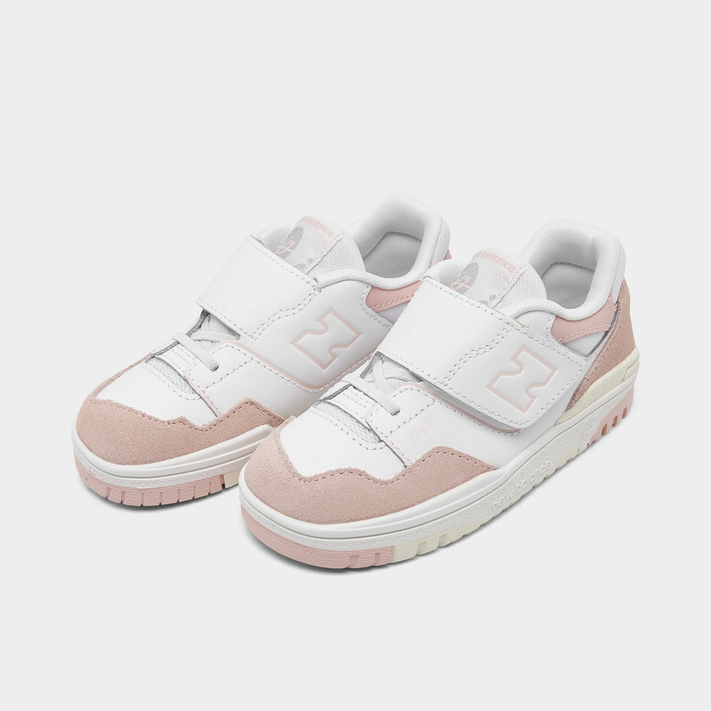 New Balance Infants' 550 White / Pink Haze - Image 2