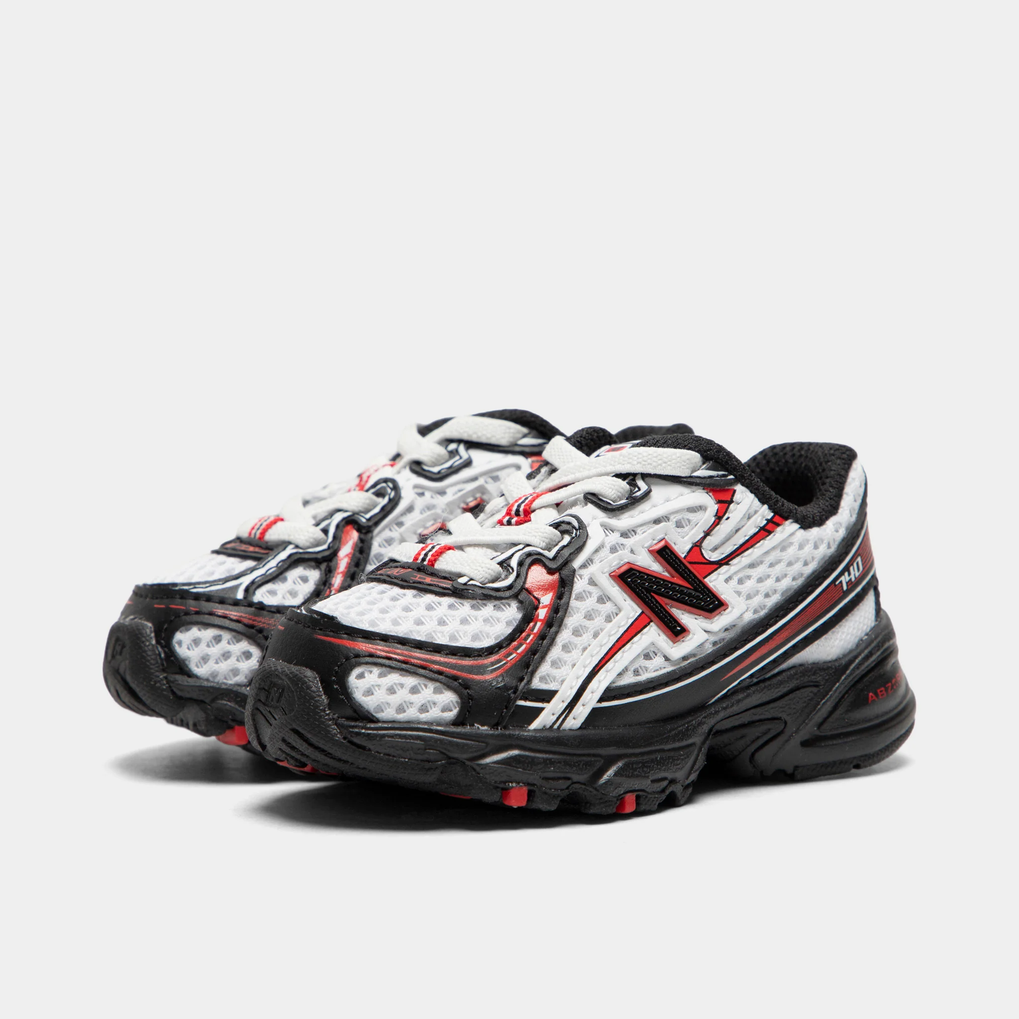 New Balance Infants' 740 White / Black - Red - Image 2
