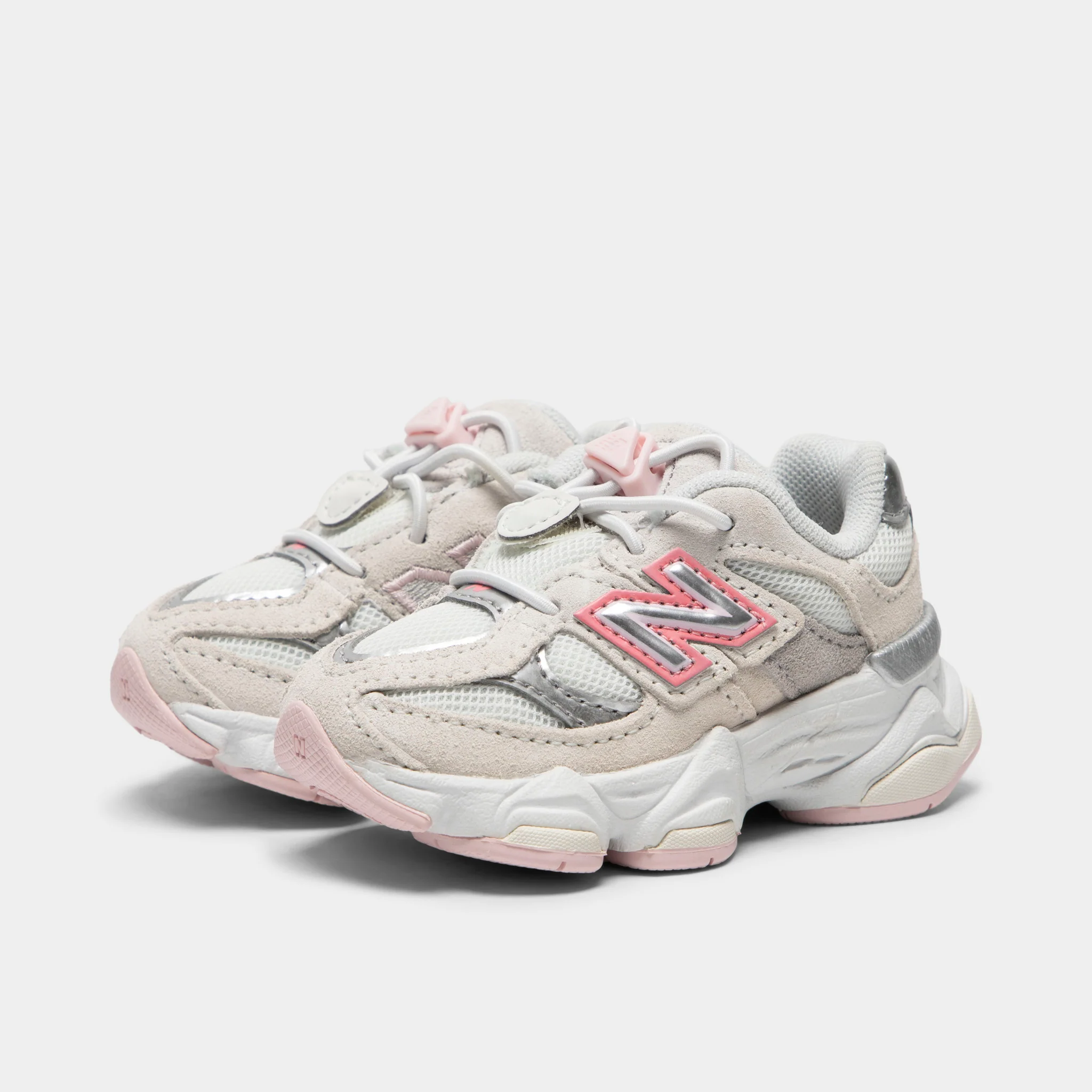 New Balance Infants' 9060 White / Pink - Image 2