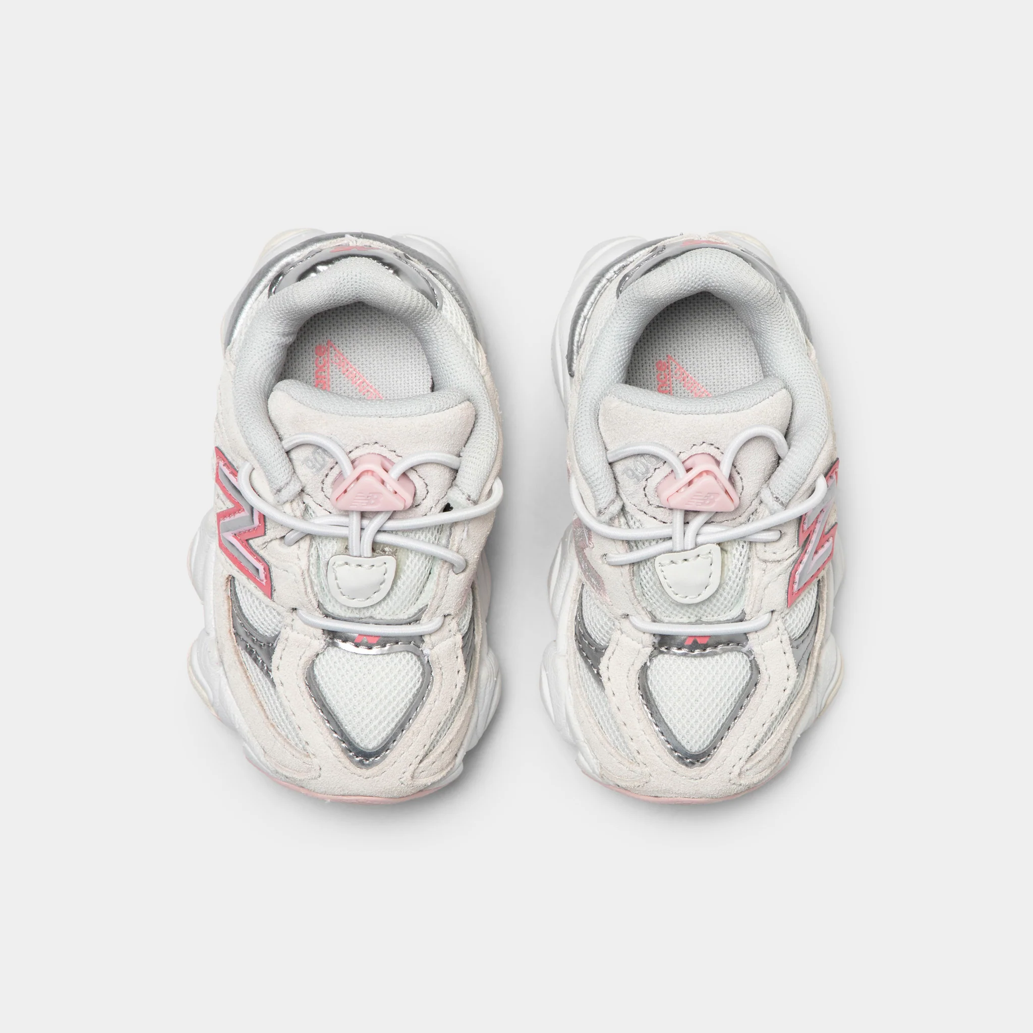 New Balance Infants' 9060 White / Pink - Image 5