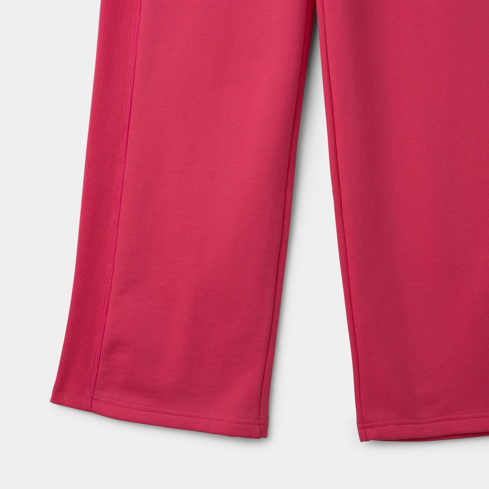 New Balance Junior Girls' Rib Side Panel Pants / Dragon Berry - Image 3