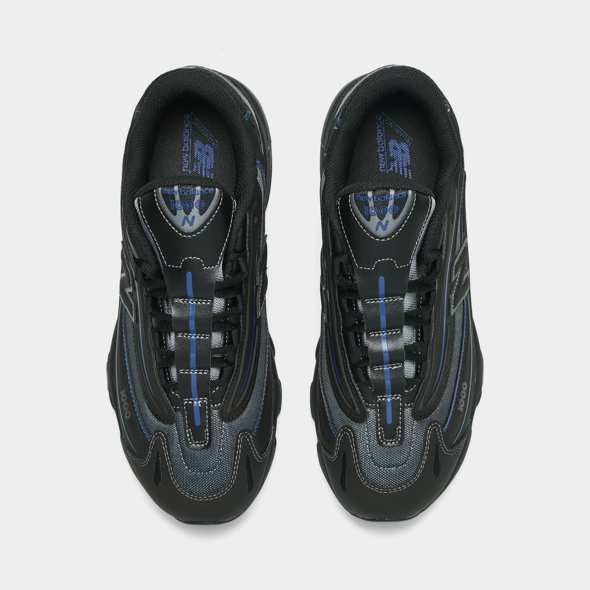 New Balance Juniors' 1000 Black / Galaxy Blue - Image 5