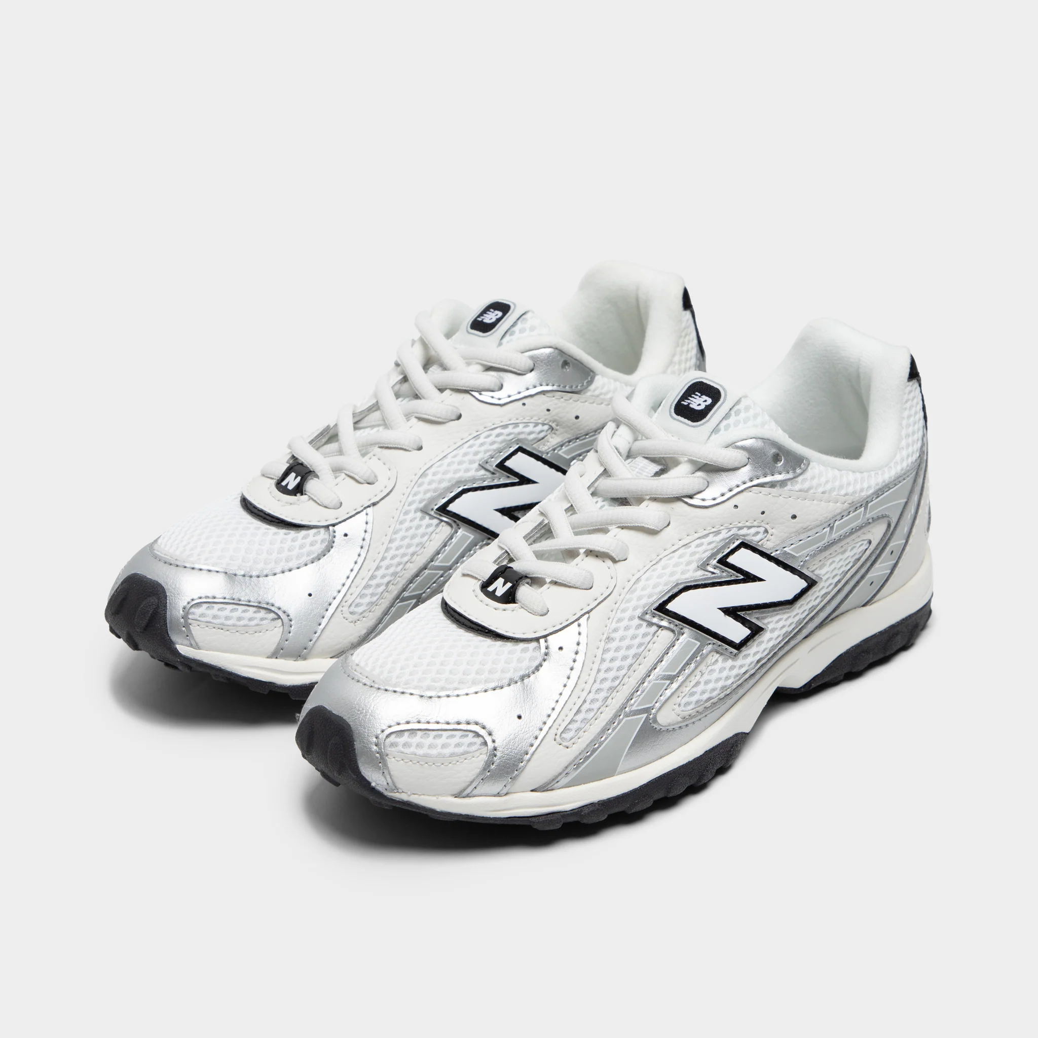 New Balance Juniors' 204L White / Grey Matter - Image 2