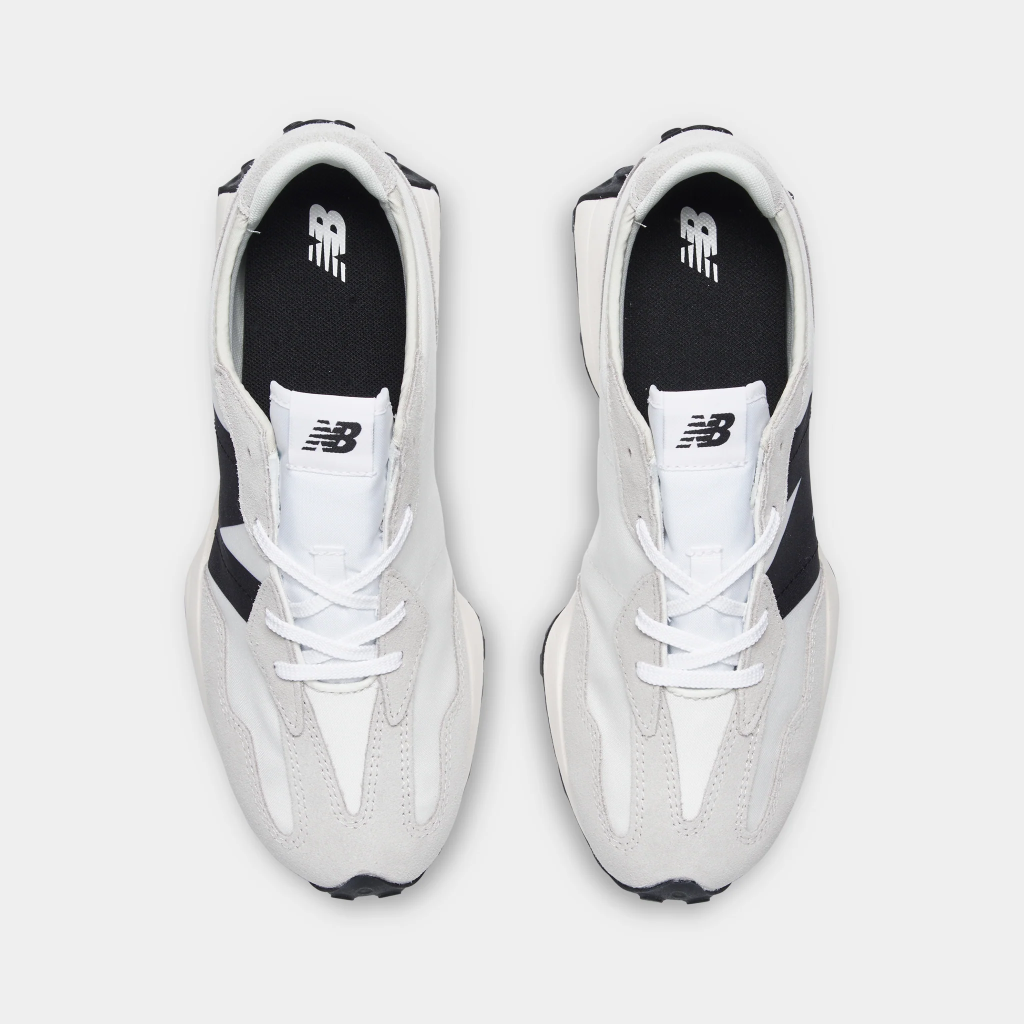New Balance Juniors' 327 Silver Birch / Black - Image 5