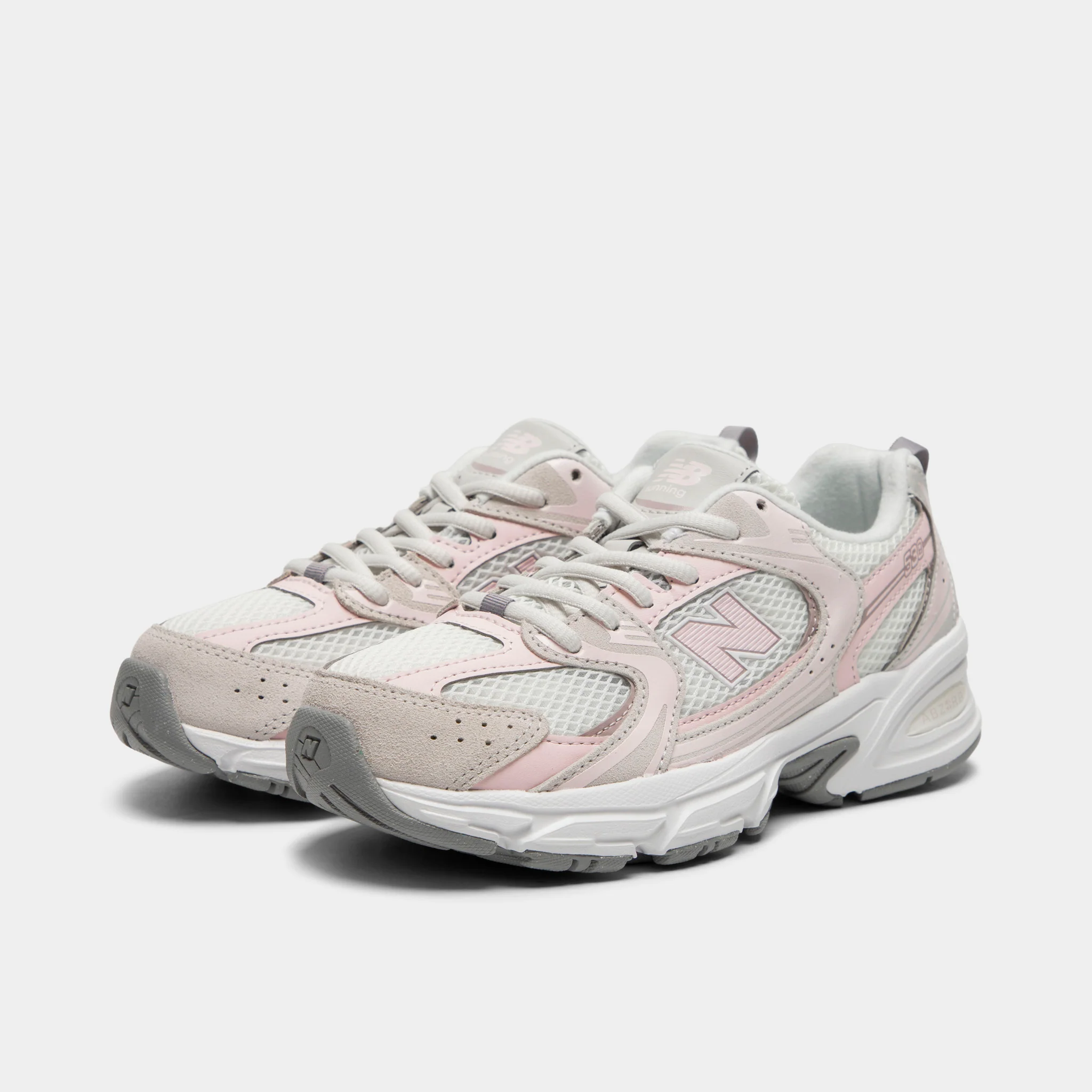 New Balance Juniors' 530 Grey Matter / Pink Salt - Image 2