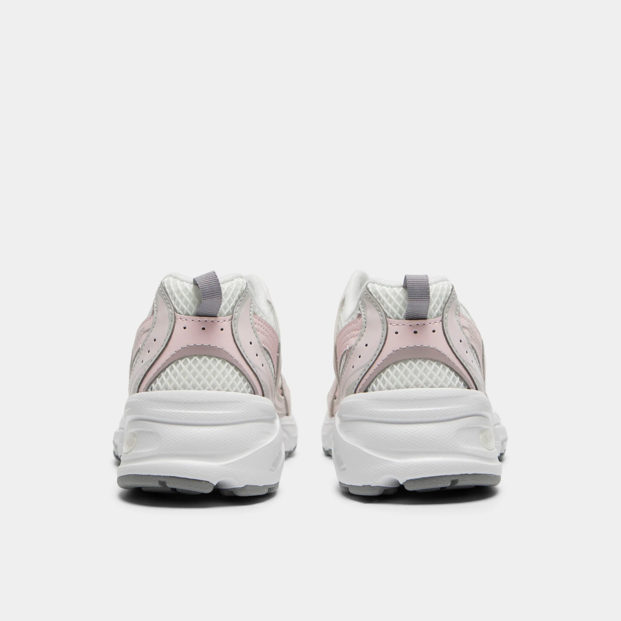 New Balance Juniors' 530 Grey Matter / Pink Salt - Image 4