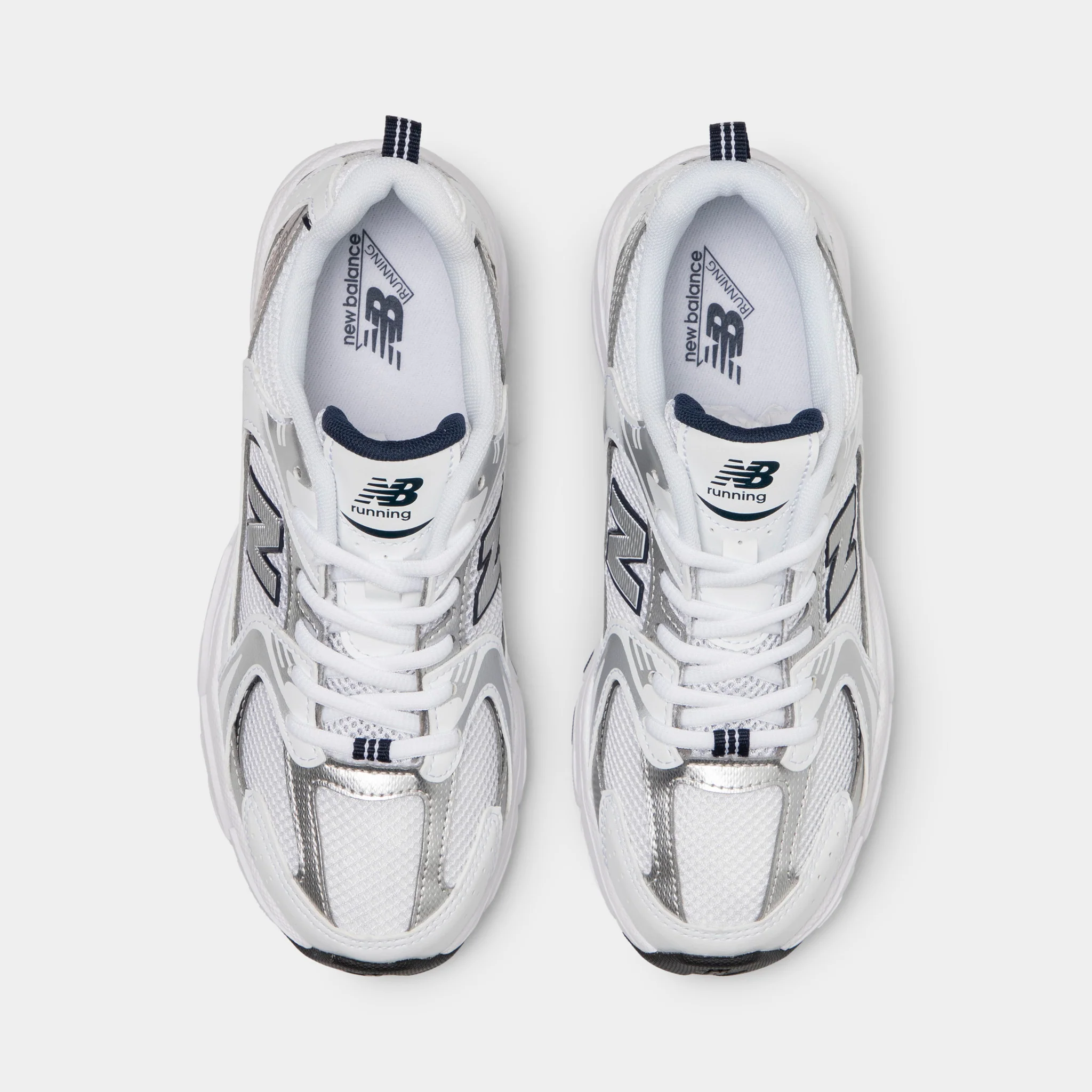 New Balance Juniors' 530 Natural Indigo / Silver Metallic - Image 5