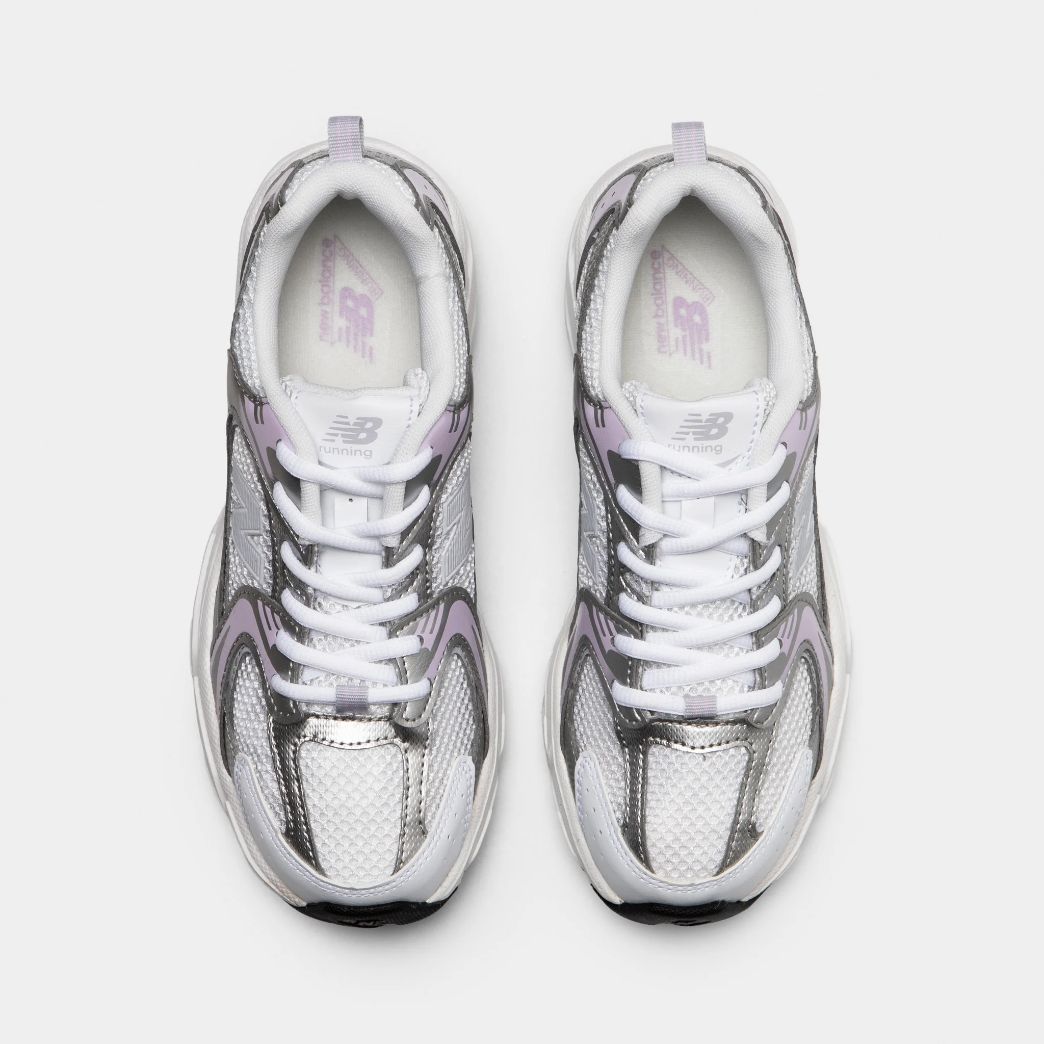 New Balance Juniors' 530 Violet / White - Image 5