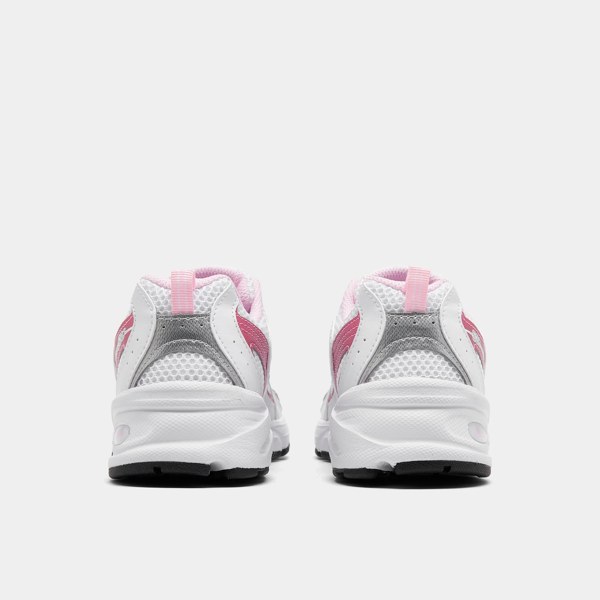 New Balance Juniors' 530 White / Pink - Silver - Image 4