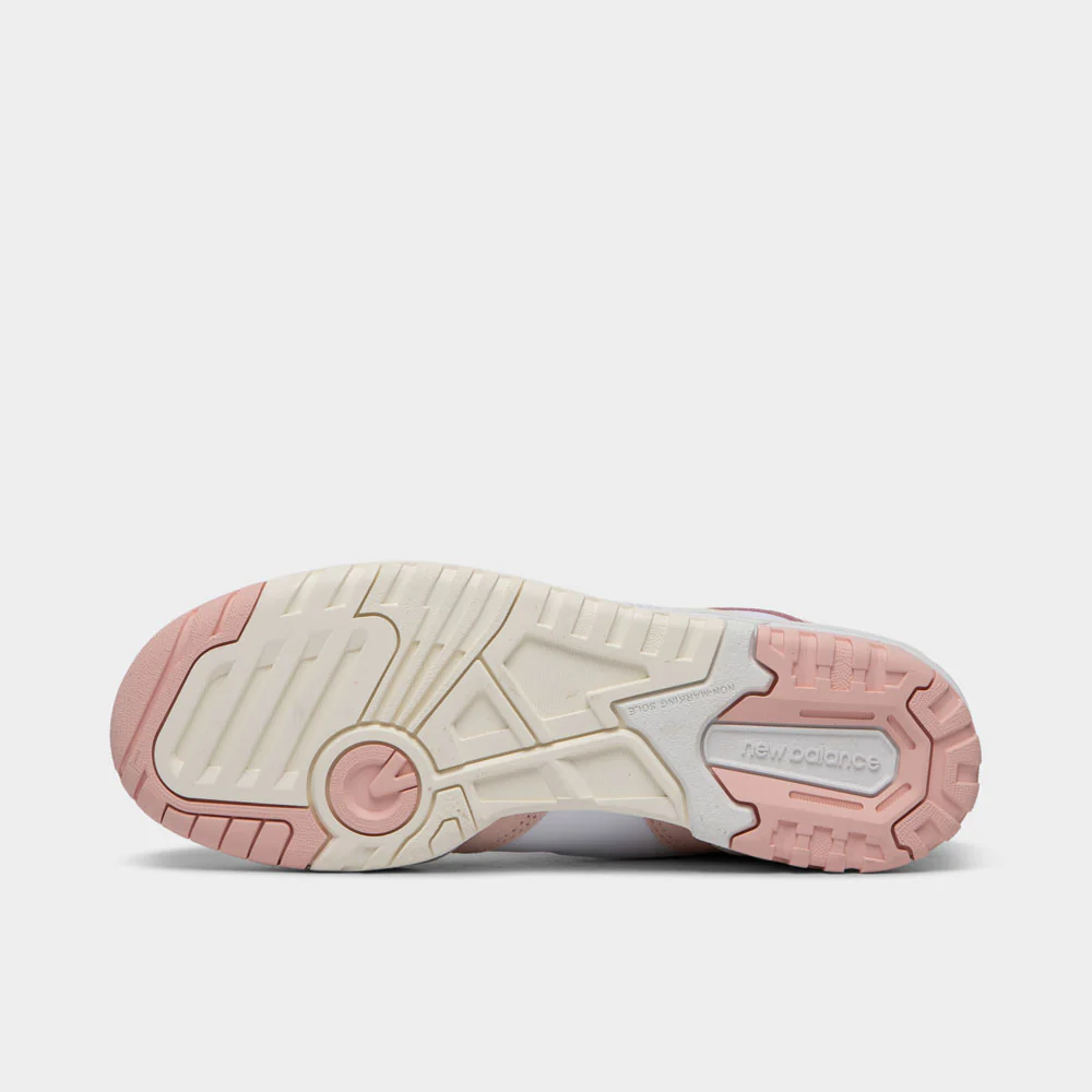 New Balance Juniors' 550 White / Pink Haze - Image 6