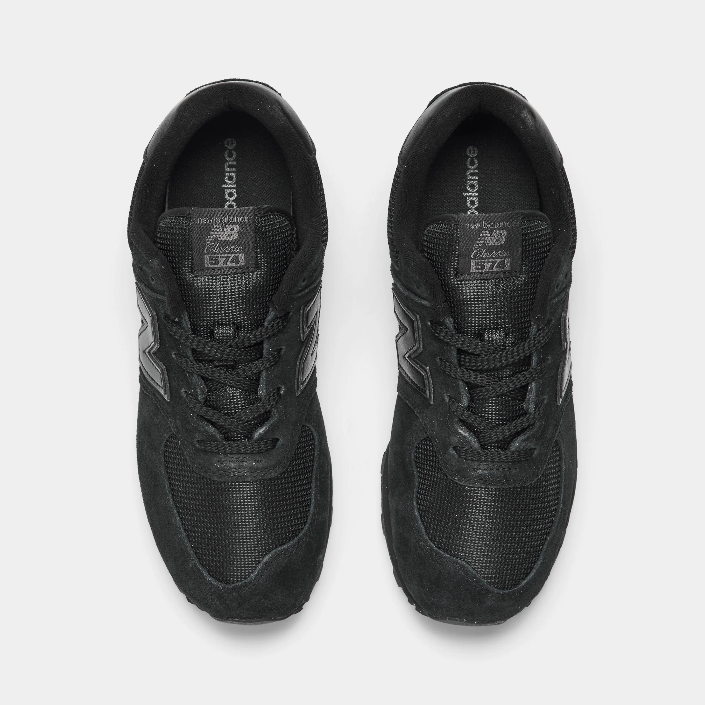 New Balance Juniors' 574 / Black - Image 5