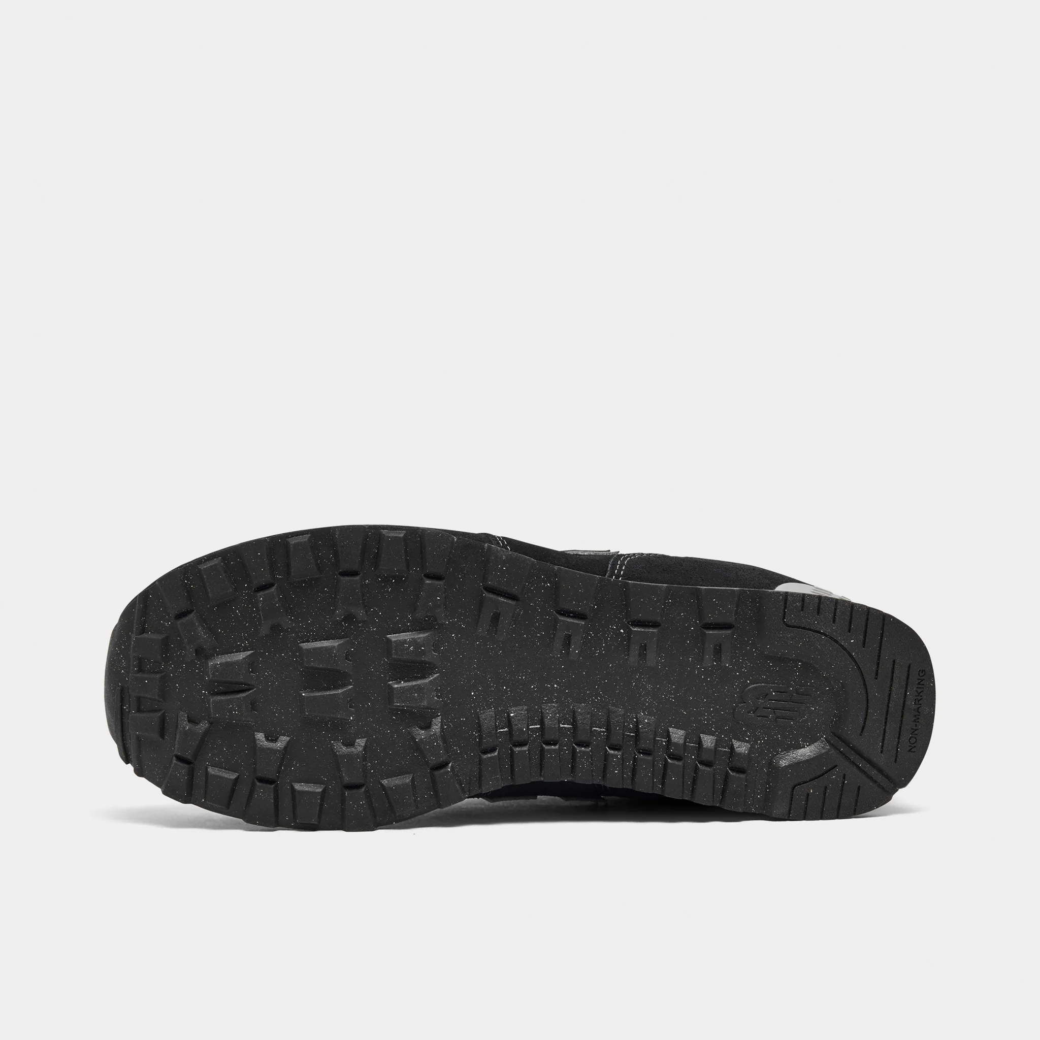 New Balance Juniors' 574 Black / White - Image 6