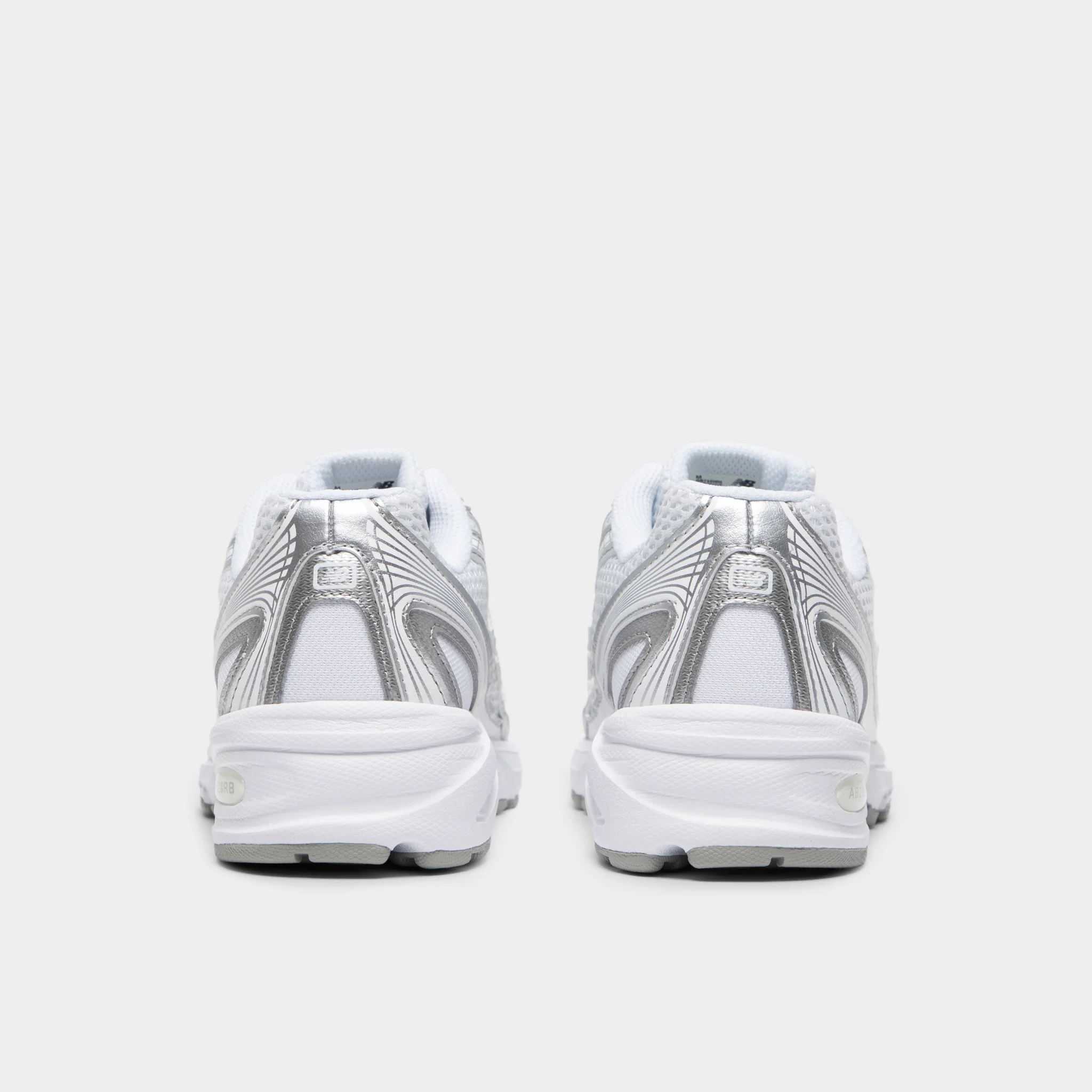 New Balance Juniors' 740 White / Silver Metallic - Image 4