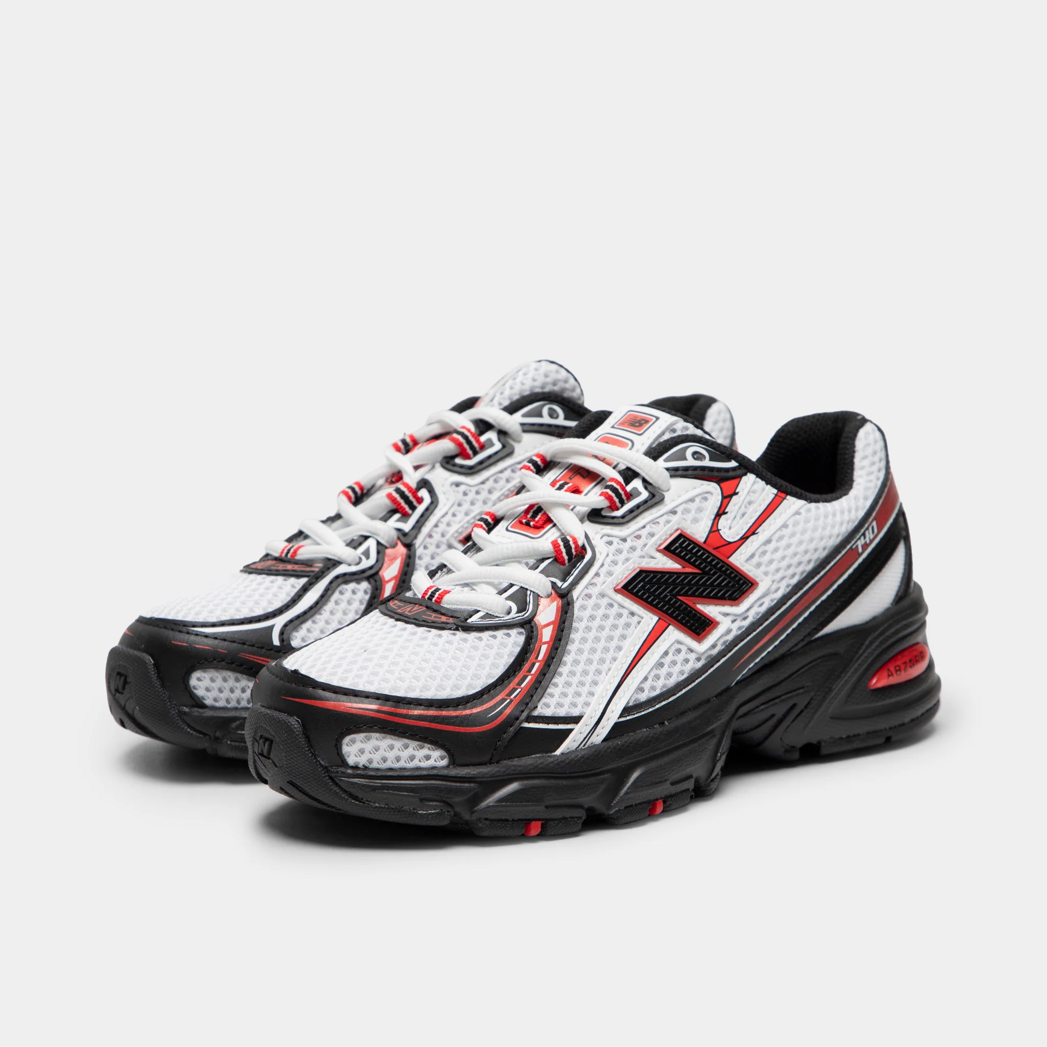 New Balance Juniors' 740 White / Black - Red - Image 2