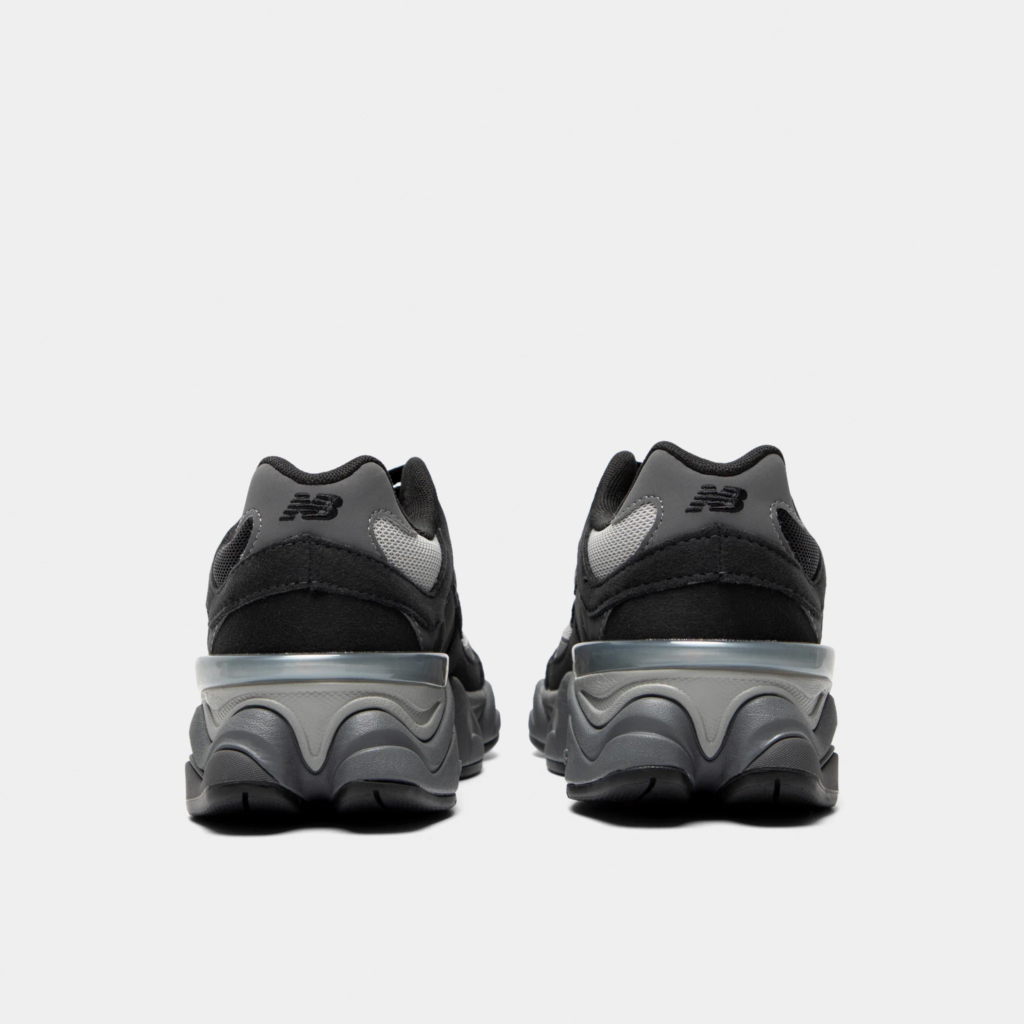 New Balance Juniors' 9060 Black / Castlerock - Image 4