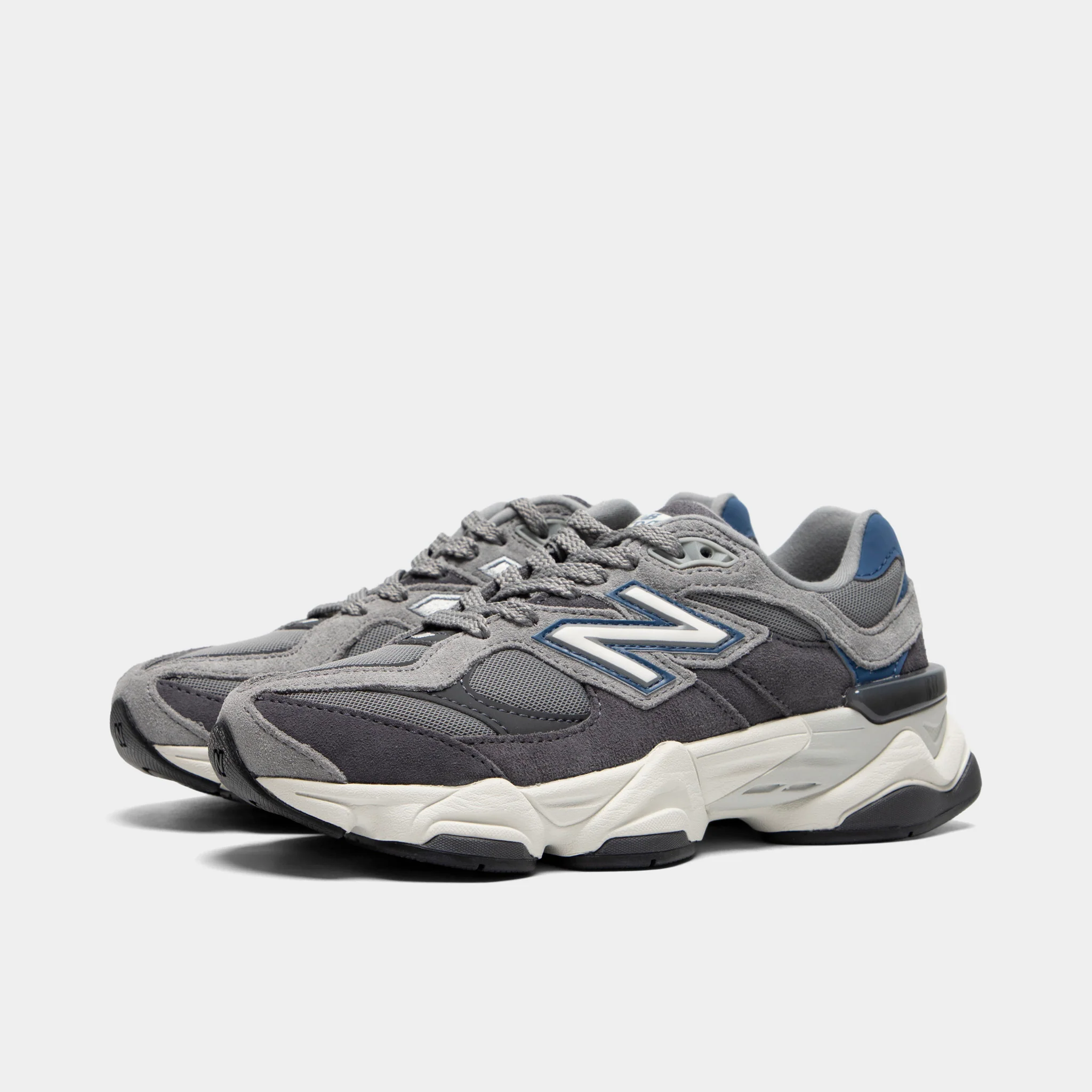 New Balance Juniors' 9060 Slate Grey / Magnet - Magic Blue - Image 2