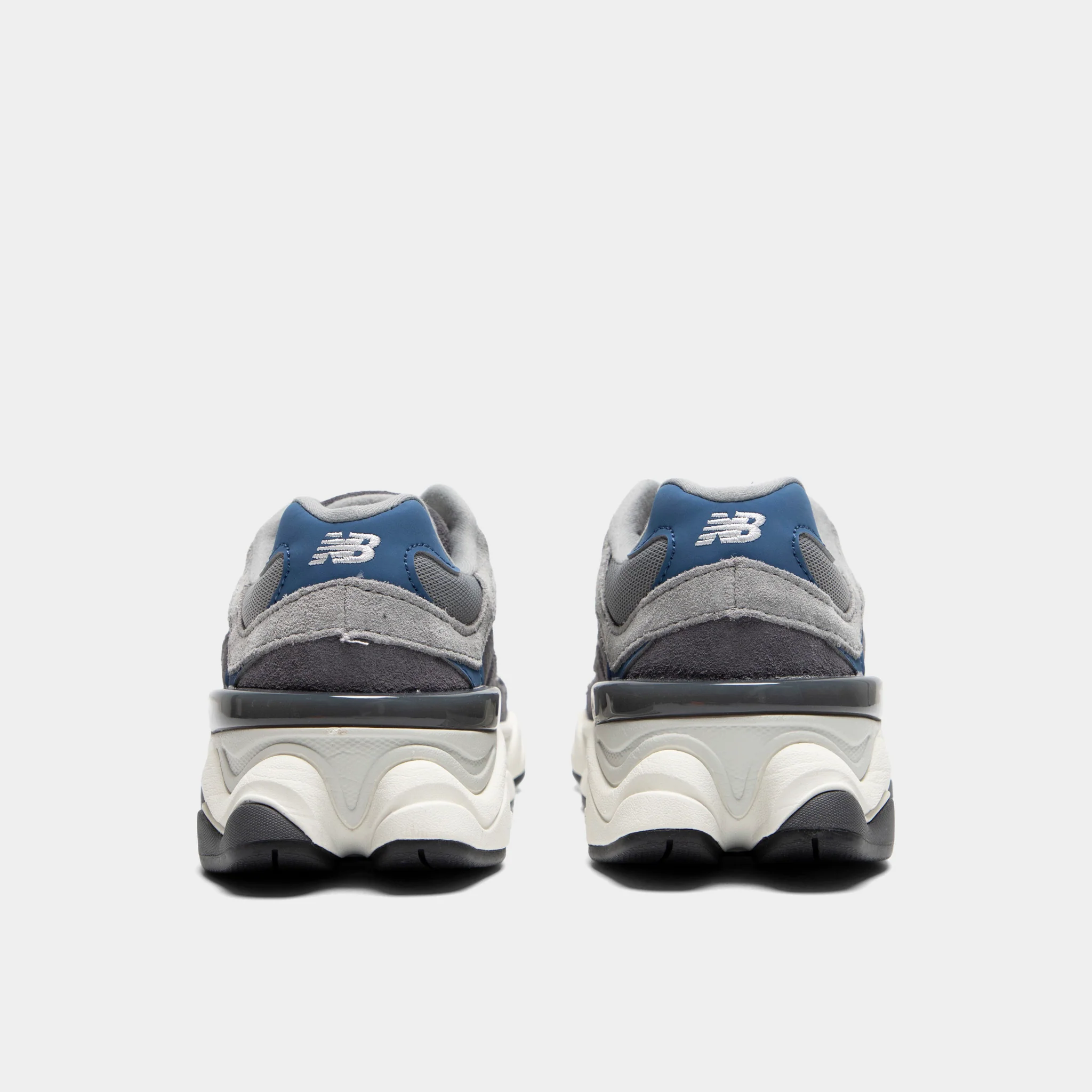 New Balance Juniors' 9060 Slate Grey / Magnet - Magic Blue - Image 4