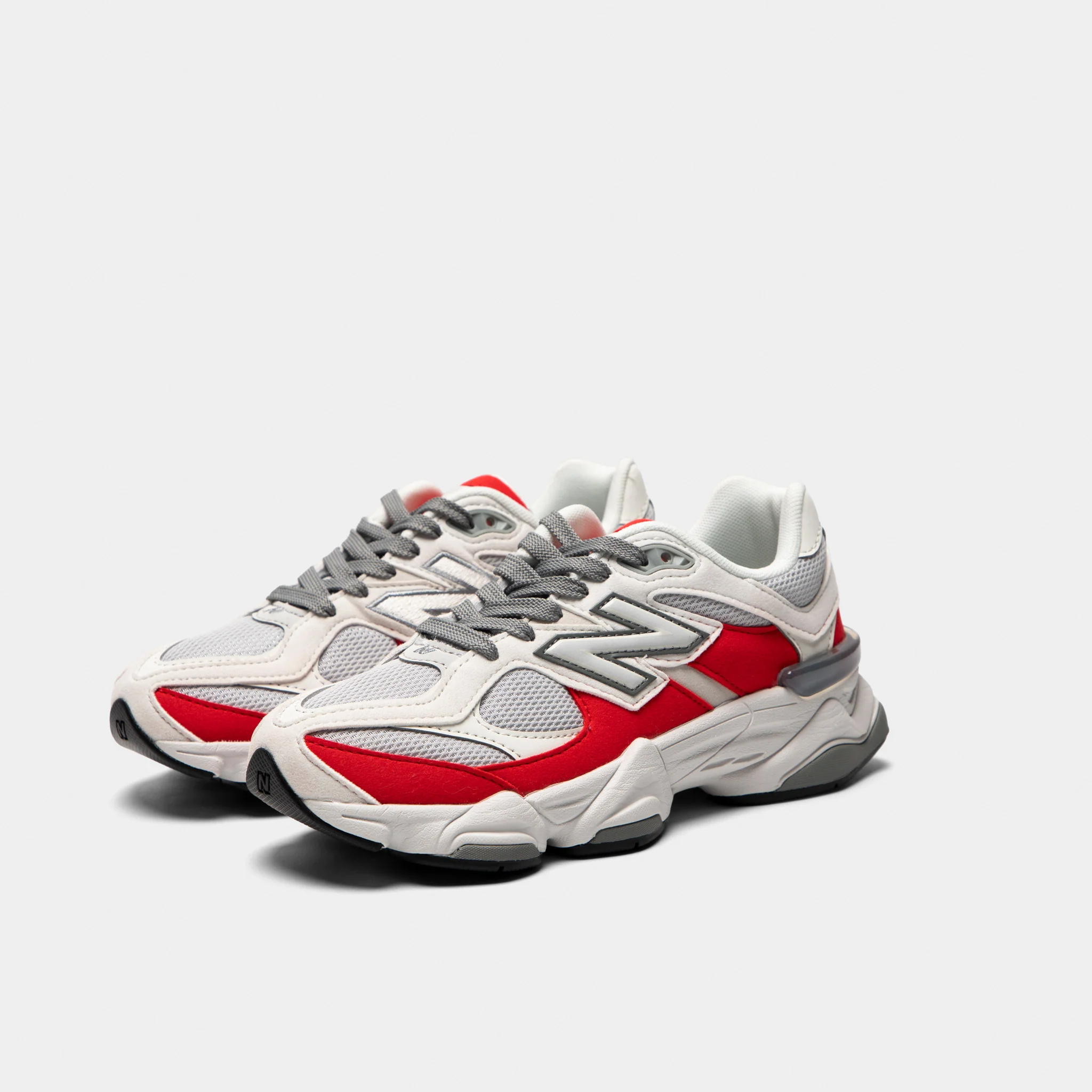New Balance Juniors' 9060 True Red / Reflection - Image 2