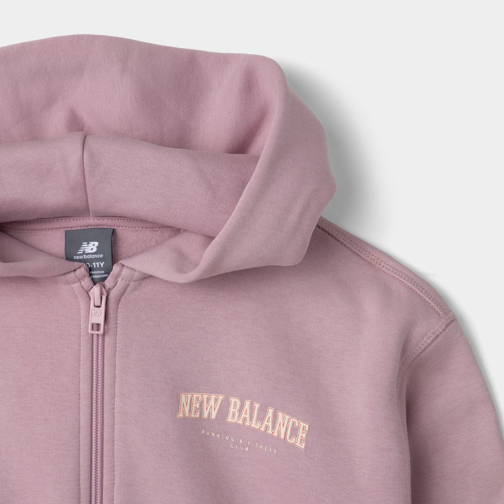 New Balance Juniors' Arch Graphic Full Zip Hoodie / Twlight - Image 3