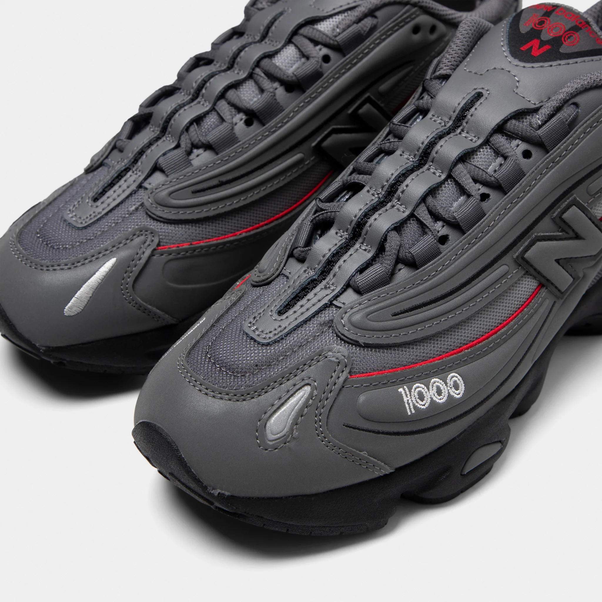 New Balance M1000 Castlerock / Team Red - Image 3