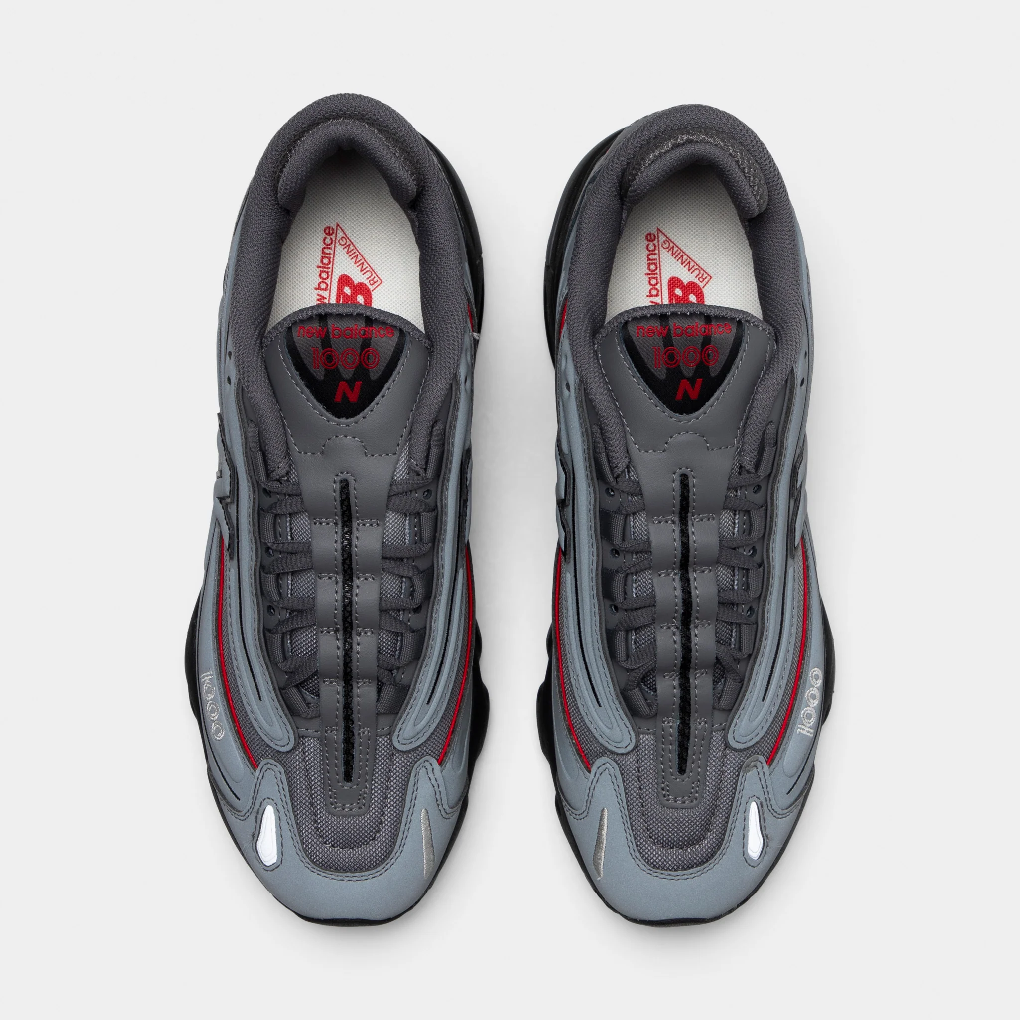 New Balance M1000 Castlerock / Team Red - Image 5