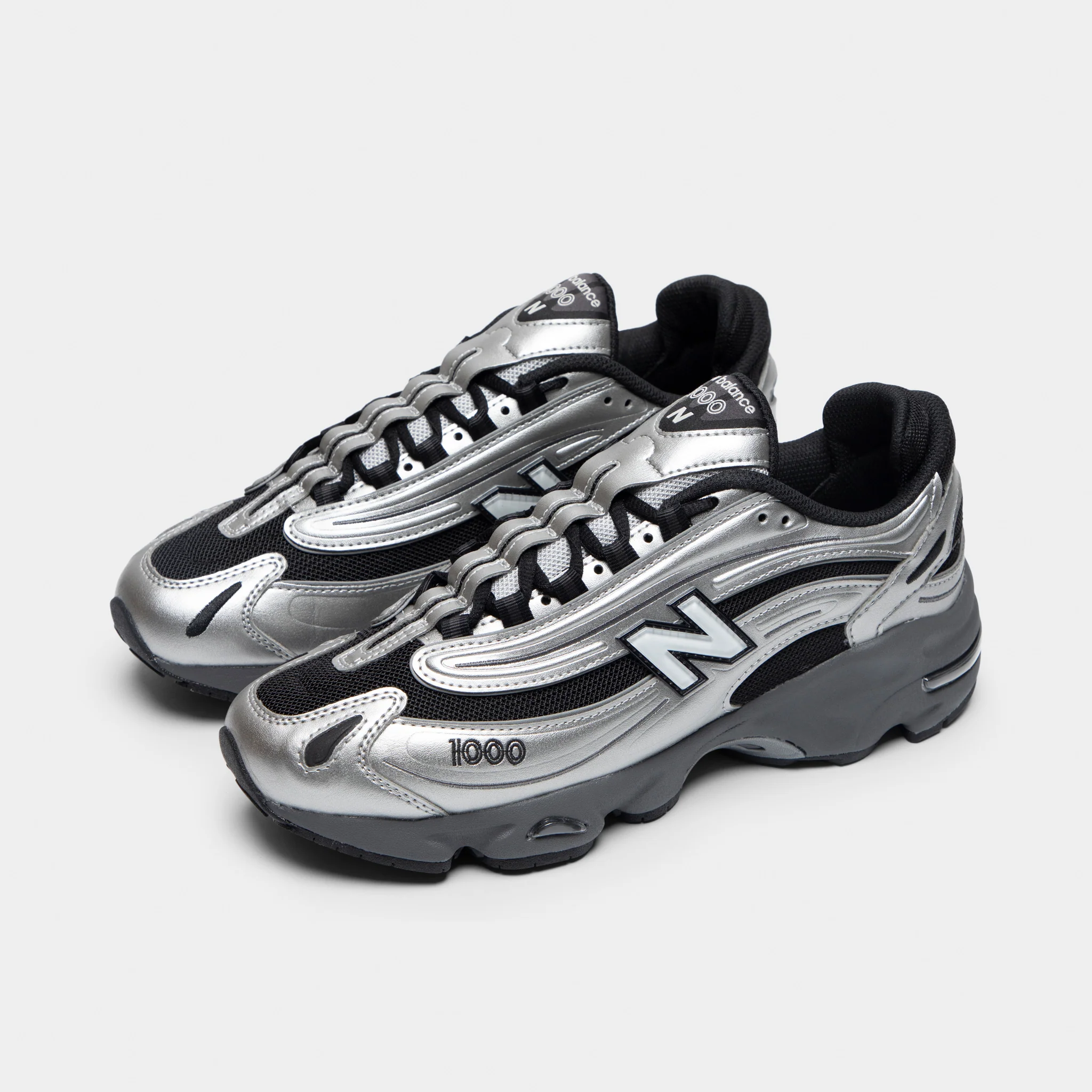New Balance M1000 Silver Metallic / Black - Image 2