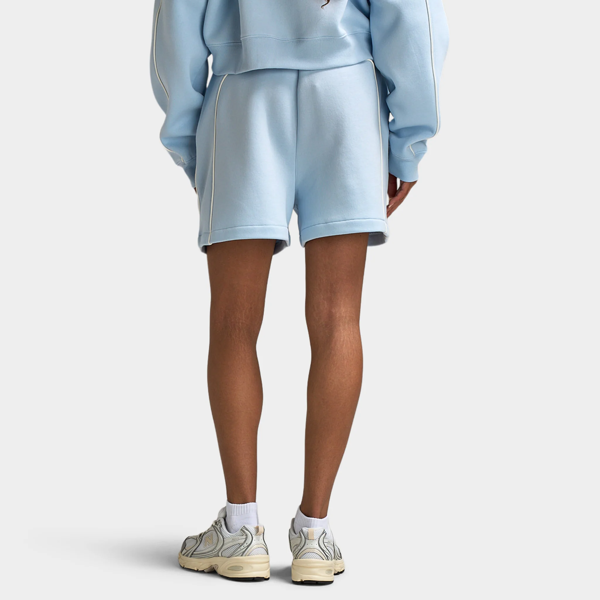 New Balance Piping FL Short Oxford Blue / Sea Salt - Image 4