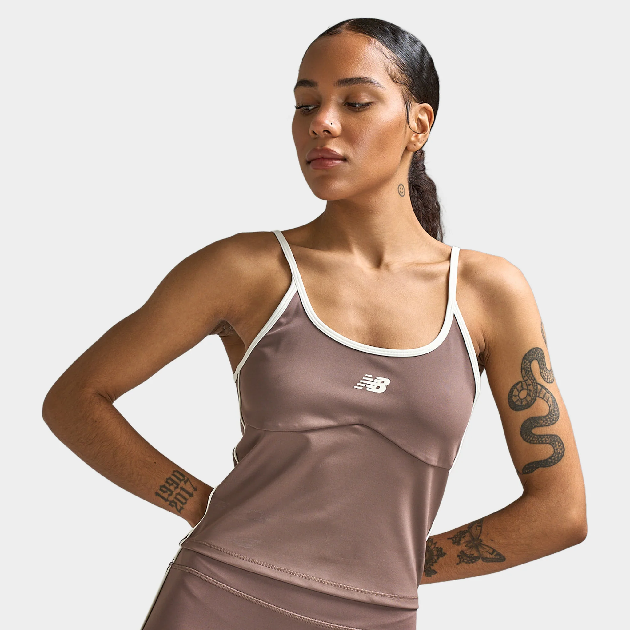 New Balance Strappy Piping Tank / Cortado Sea Salt - Image 4