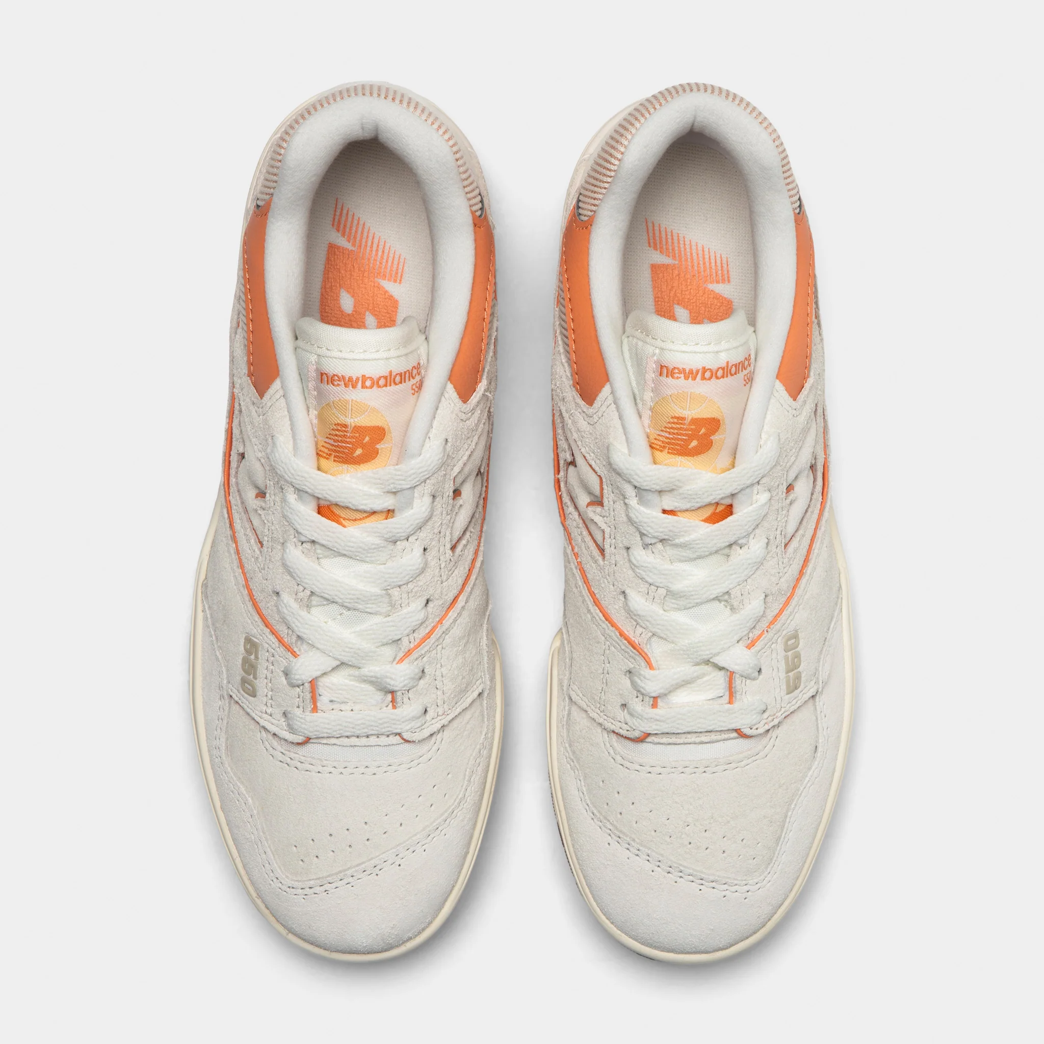 New Balance Women's 550 Sea Salt / Peach Nectar - Image 5