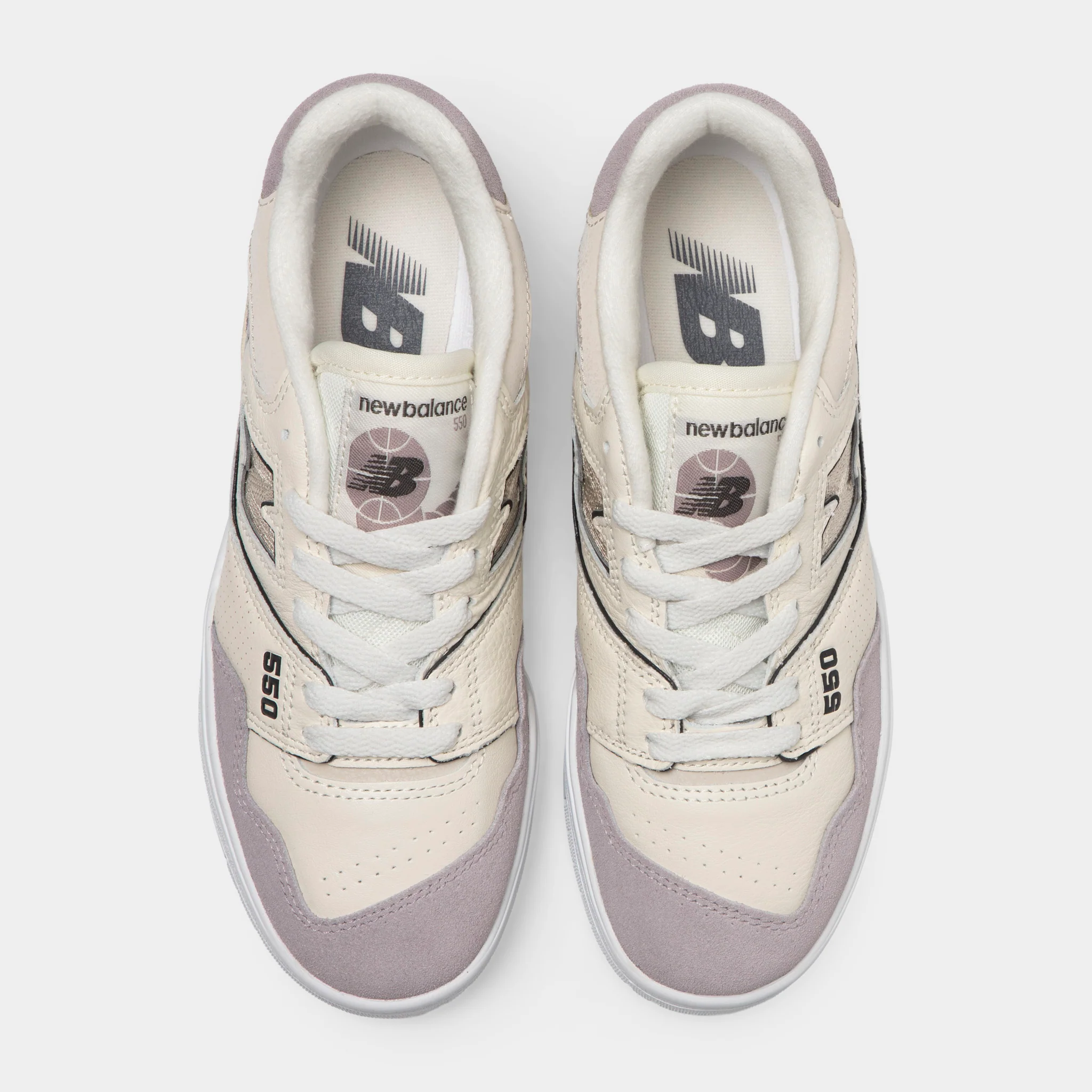 New Balance Women's 550 White / Truffle Salt - Image 5