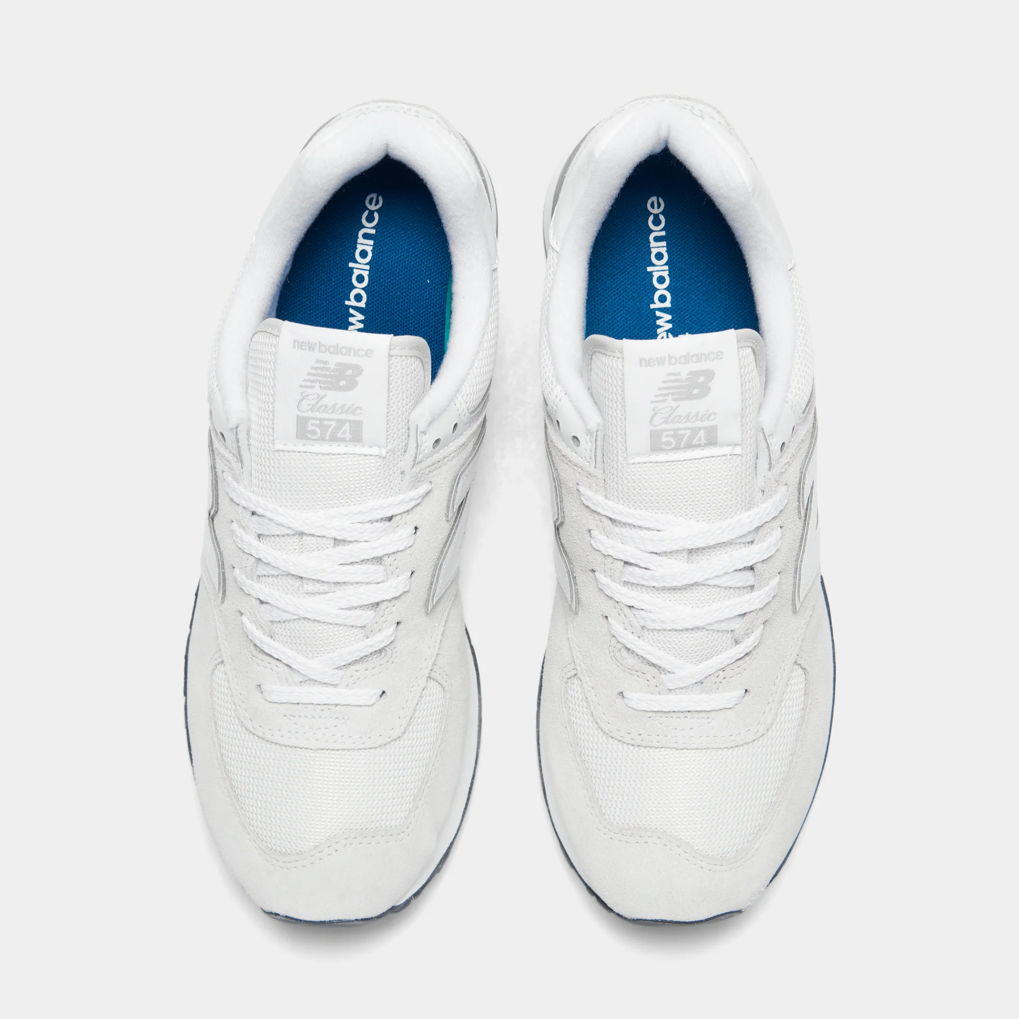 New Balance Women's 574 White / Nimbus Cloud - Image 5