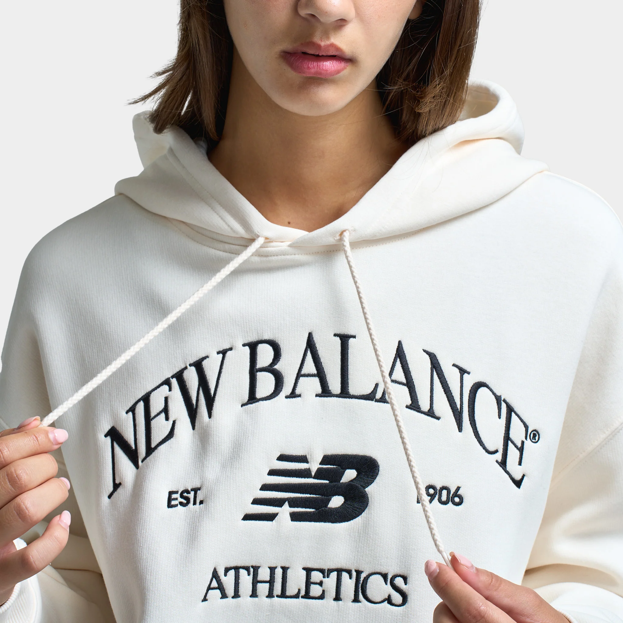 New Balance Women's Athletic Pullover Hoodie / Permafrost - Image 4