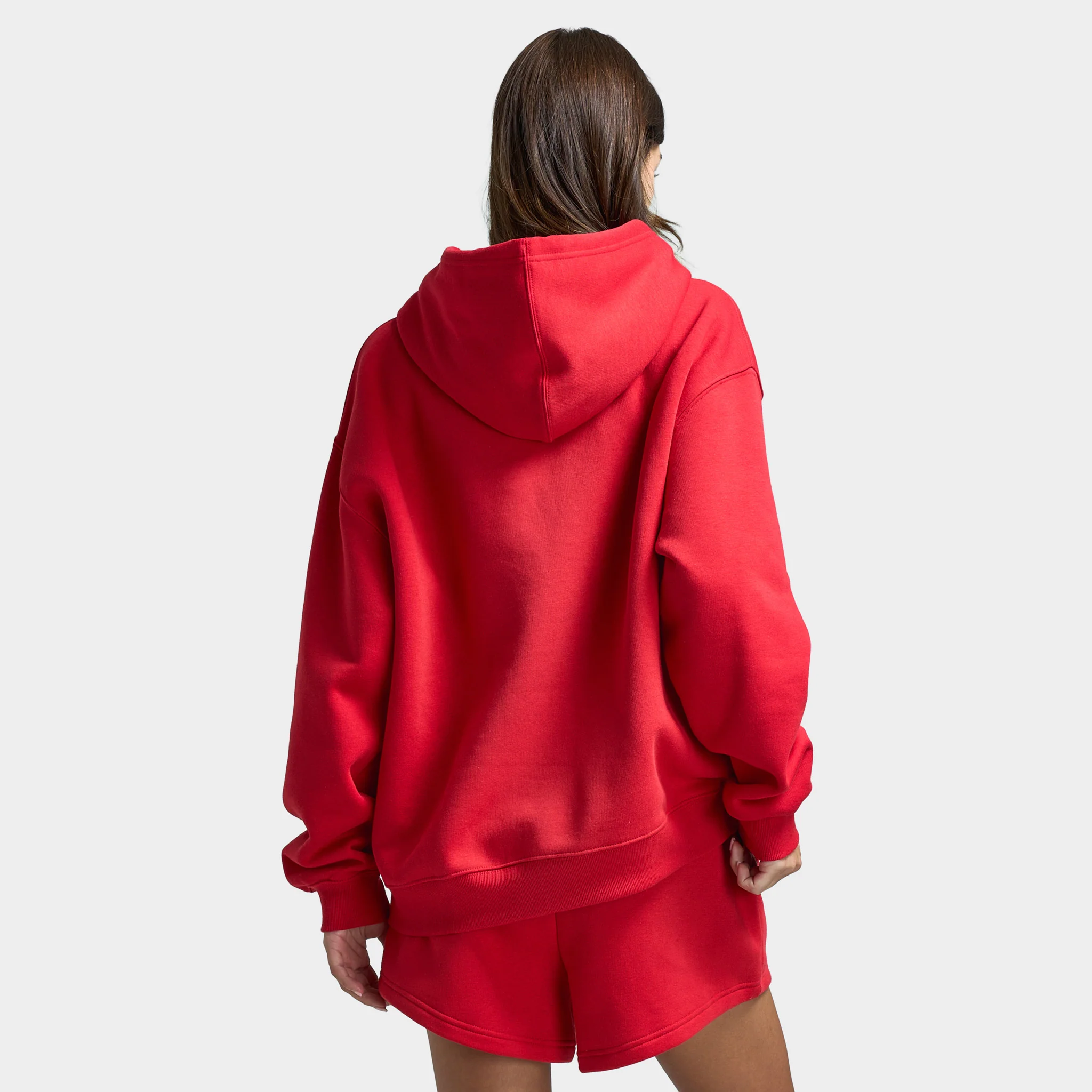New Balance Women's Athletic Pullover Hoodie / Red - Image 2