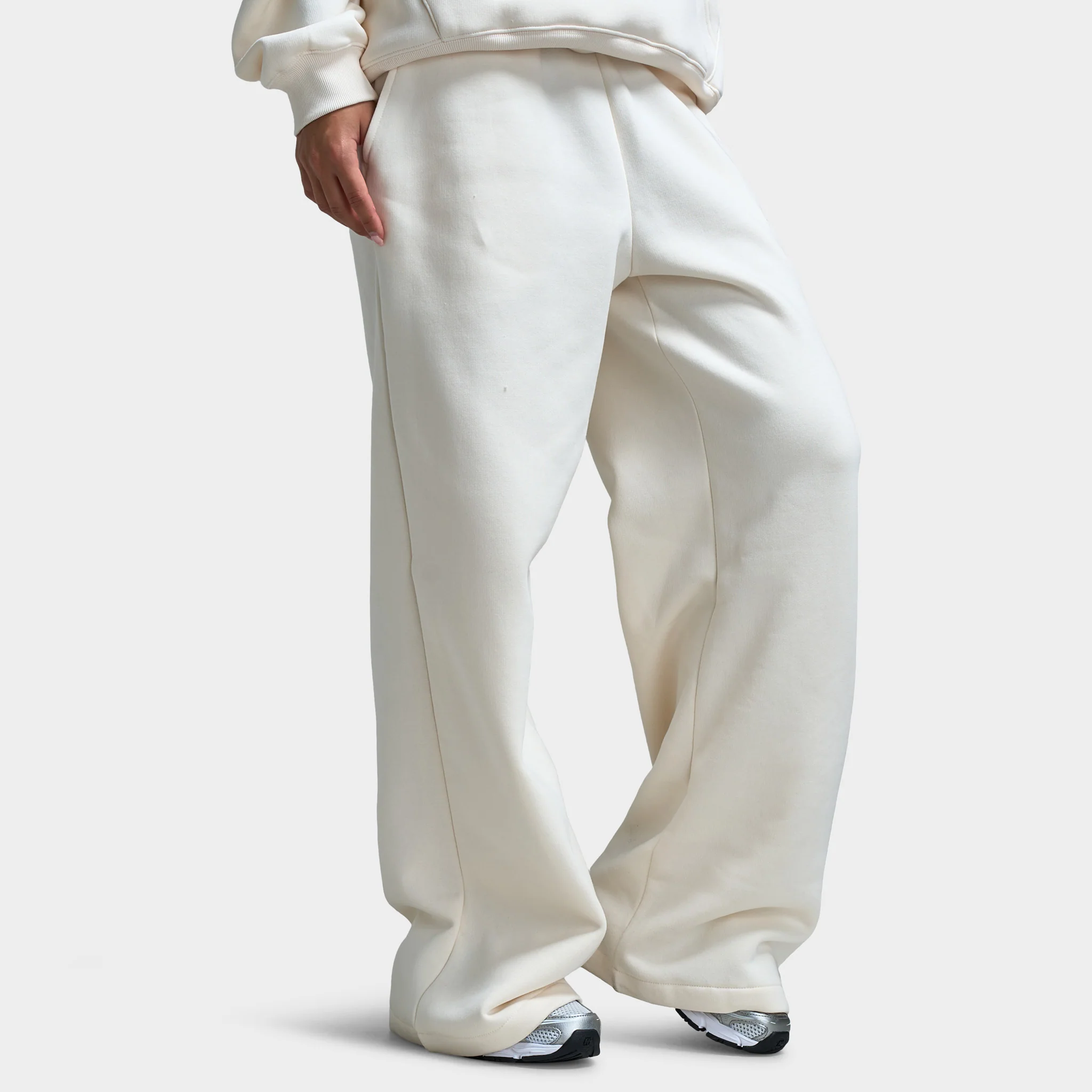 New Balance women's Athletic Wide Leg Joggers / Permafrost - Image 5