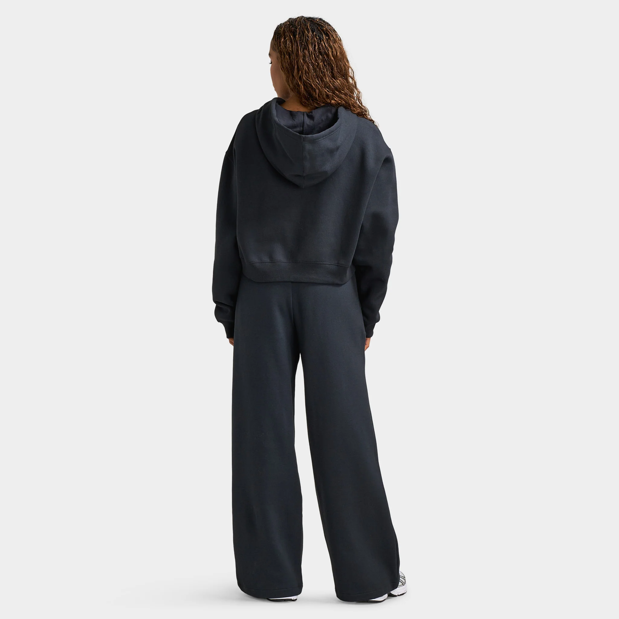 New Balance Athletic Crop Fullzip Hoodie / Black - Image 5
