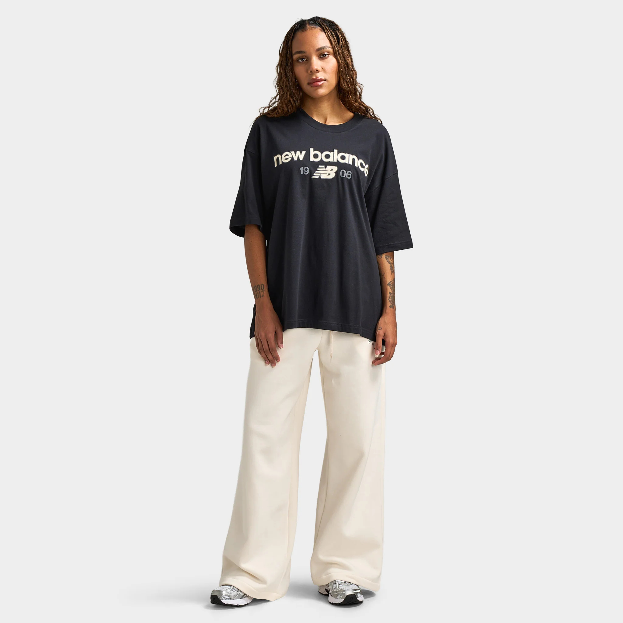 New Balance Women's Boyfriend Tee / Black - Image 6
