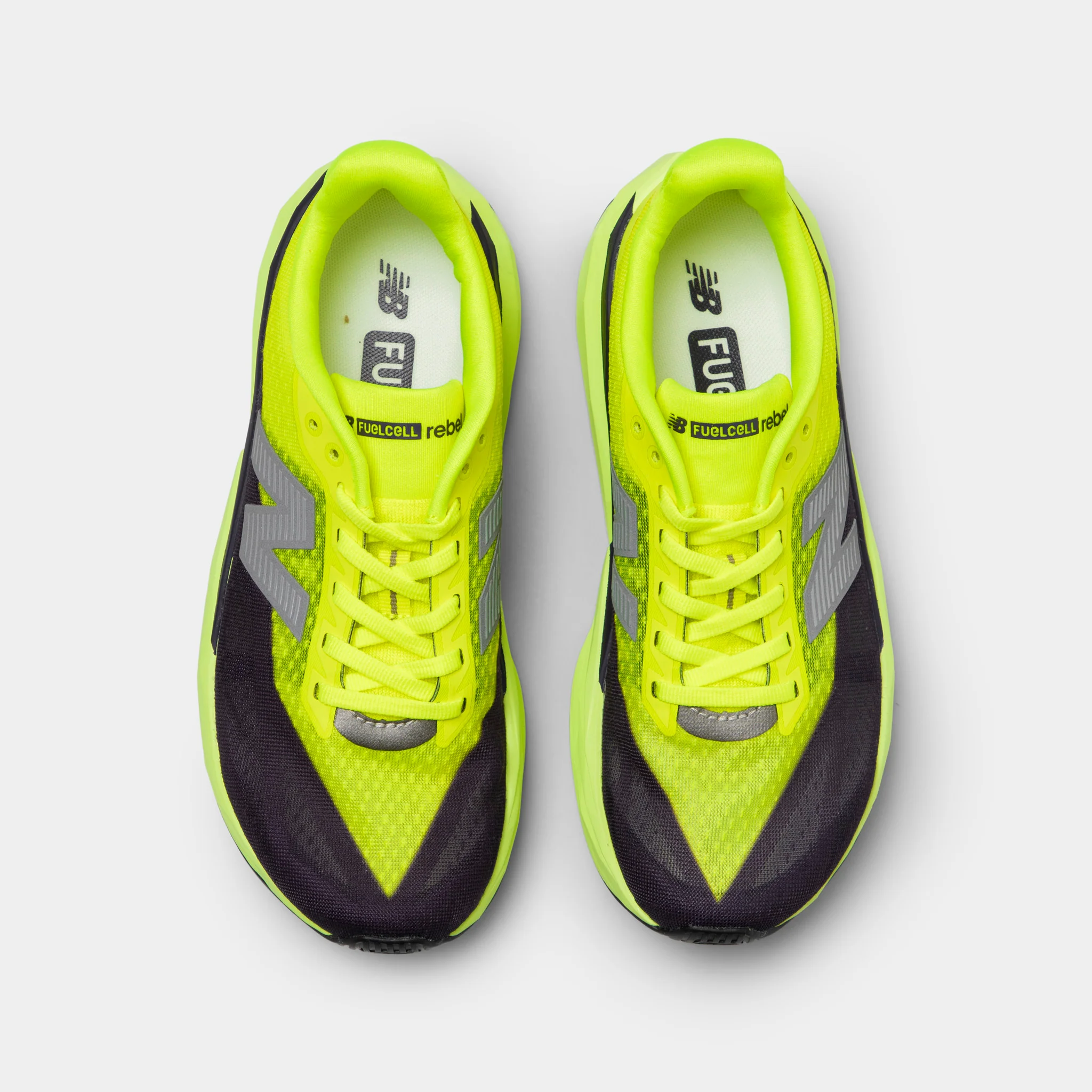 New Balance Women's FuelCell Rebel v5 Alkaline Green / Boysenberry - Image 5