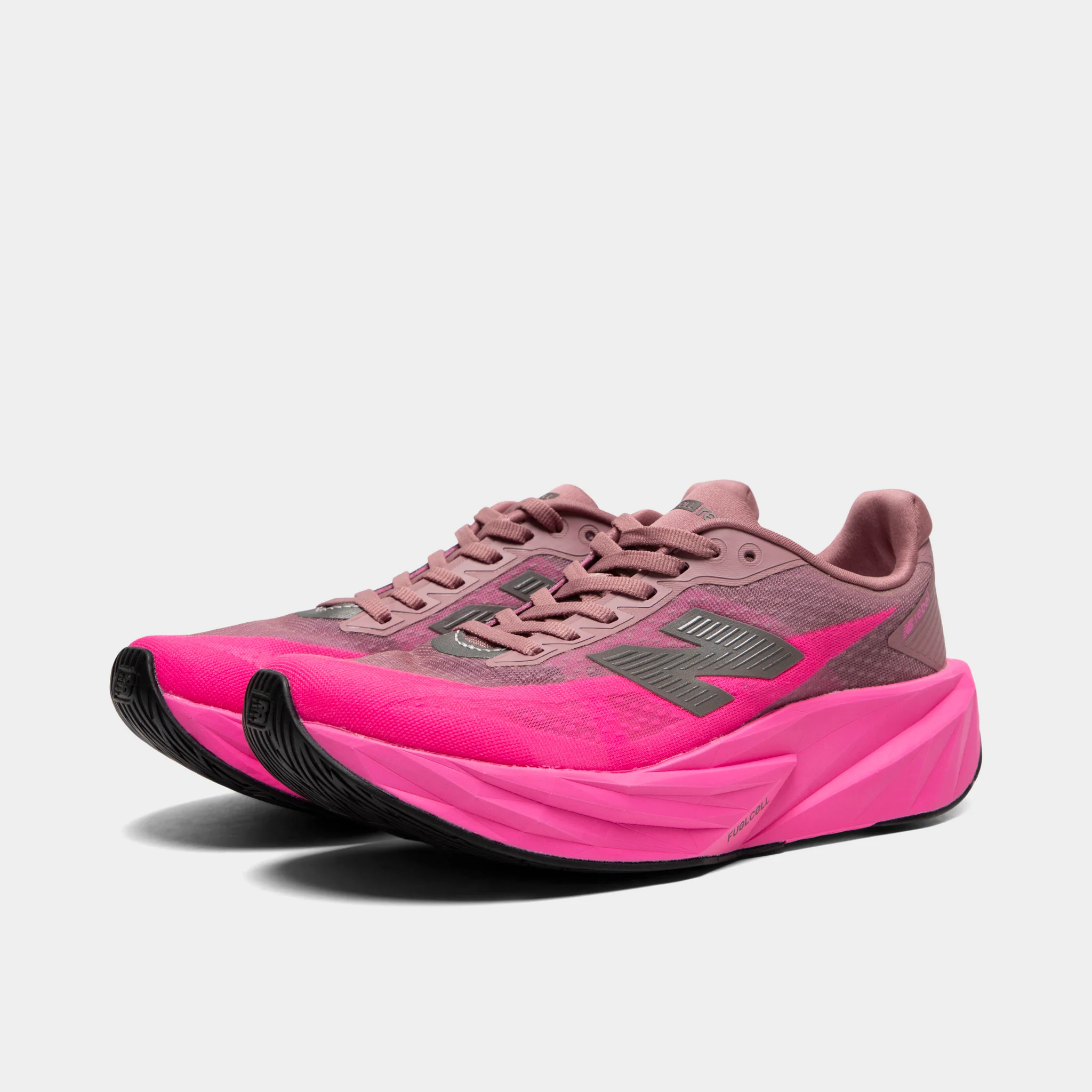 New Balance Women's Fuelcell Rebel v5 Pink Heat / Rosewood - Image 2