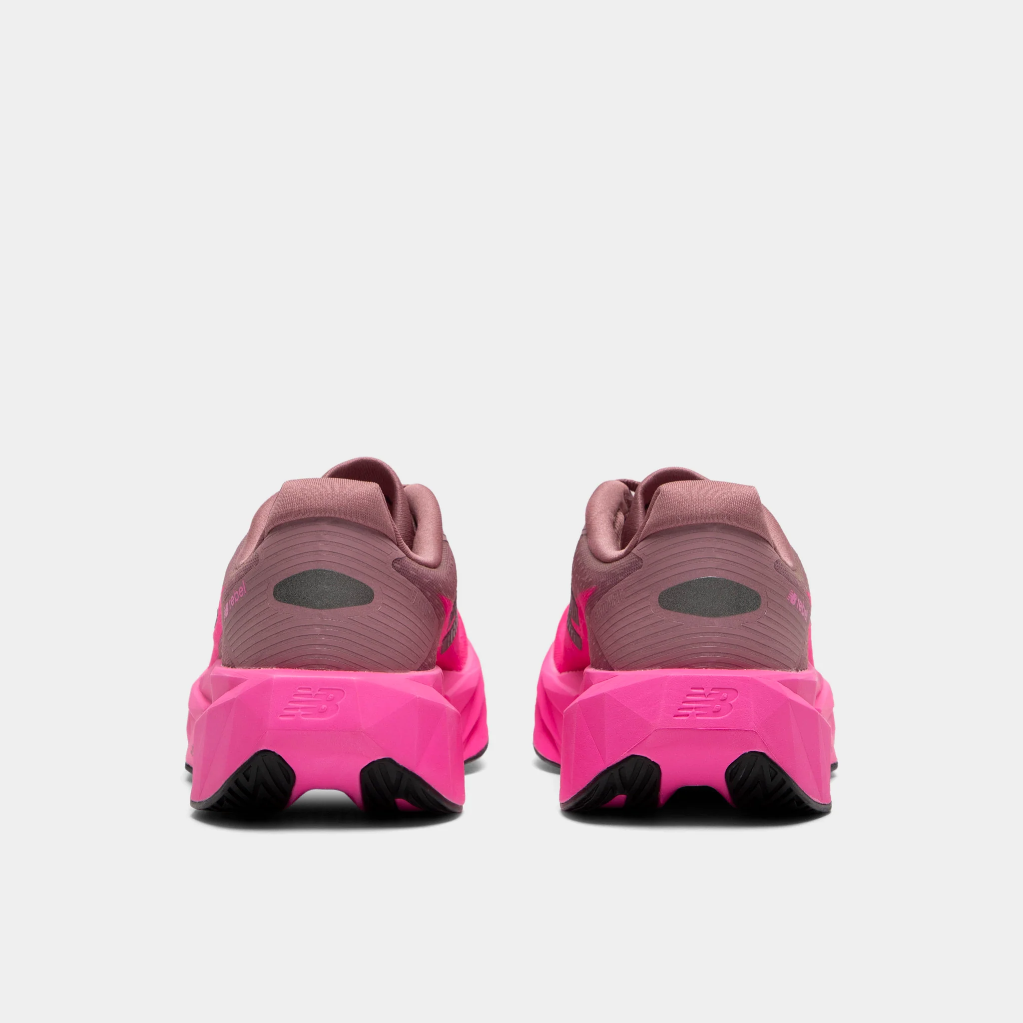 New Balance Women's Fuelcell Rebel v5 Pink Heat / Rosewood - Image 4