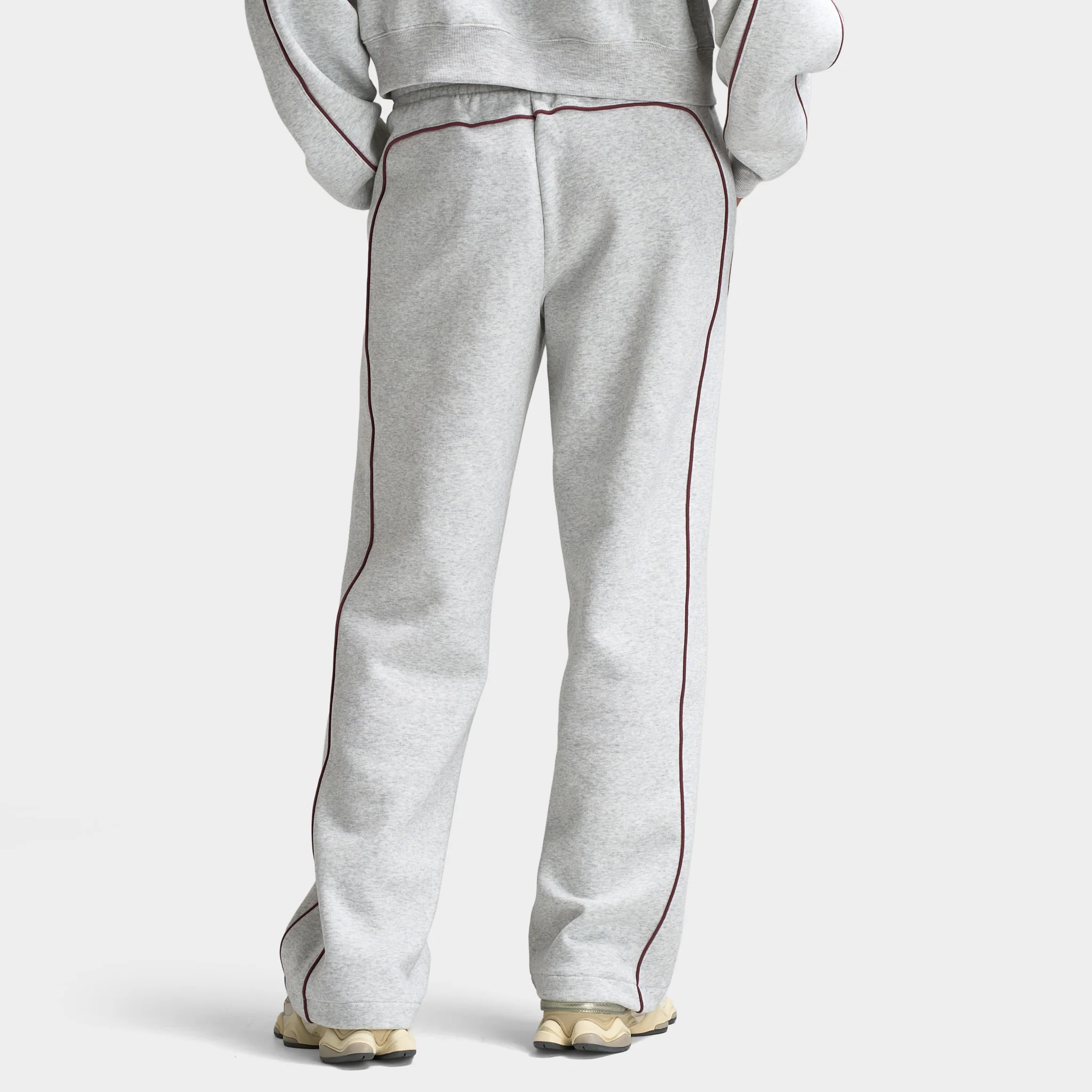 New Balance Women's Piping Straight Leg Pants / Grey - Image 2
