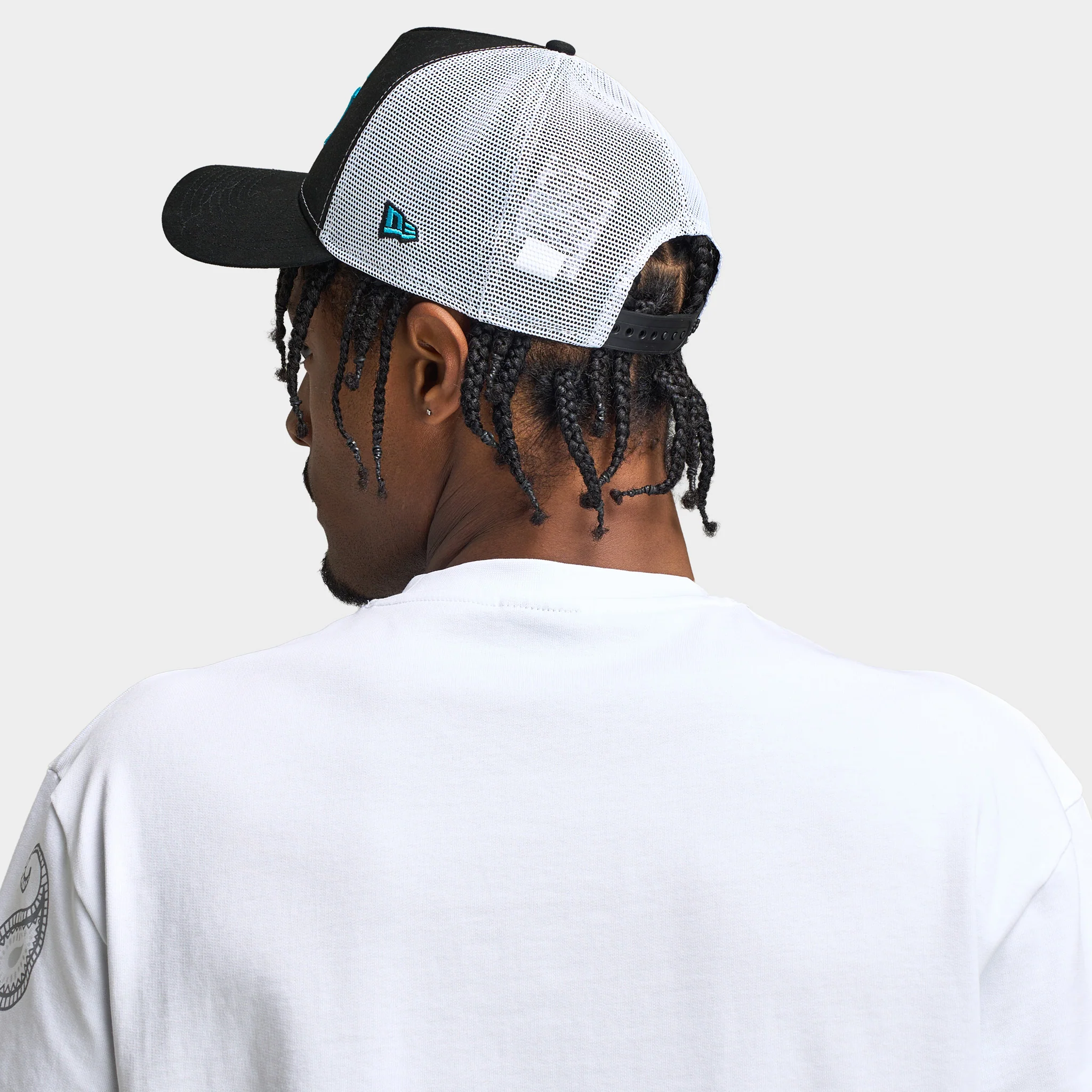 New Era New York Yankees 9FORTY AF Trucker Black / Blue - Image 3