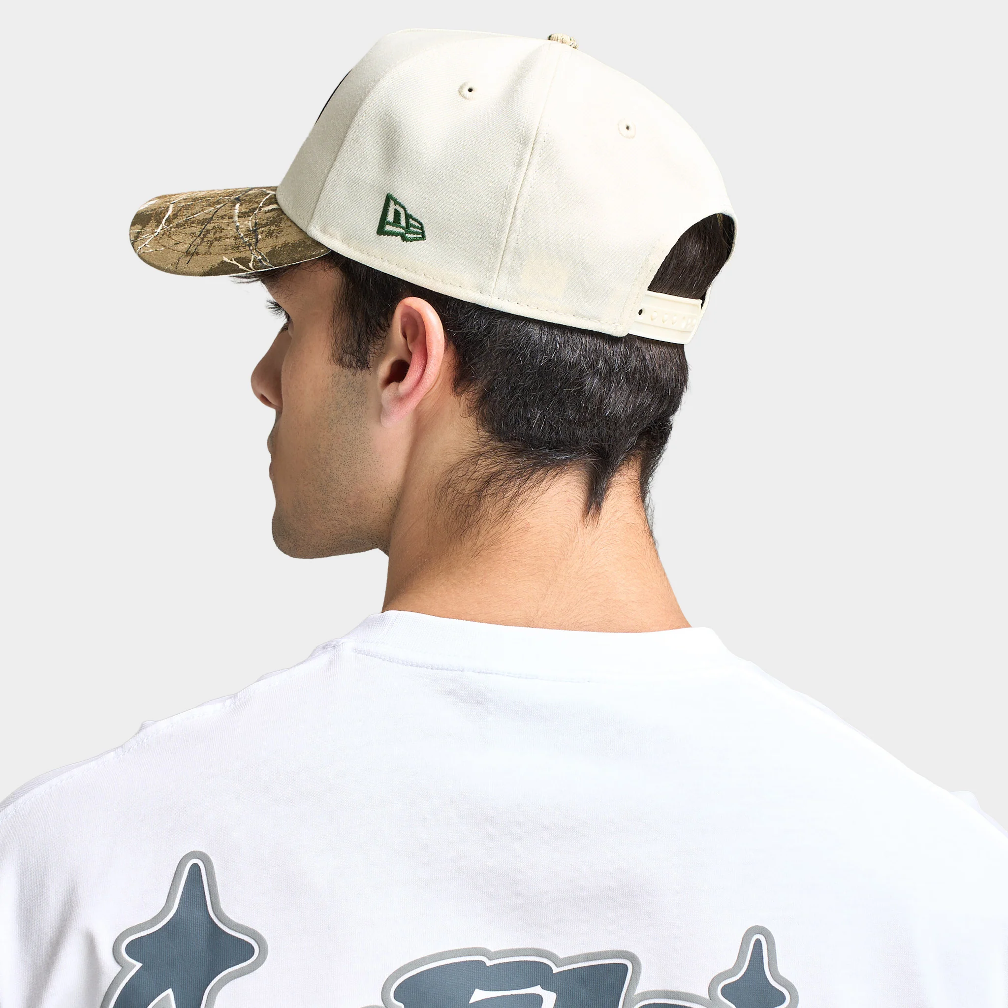 New Era Edmonton Oilers 9FORTY A-Frame Chrome / Realtree Camo - Image 3