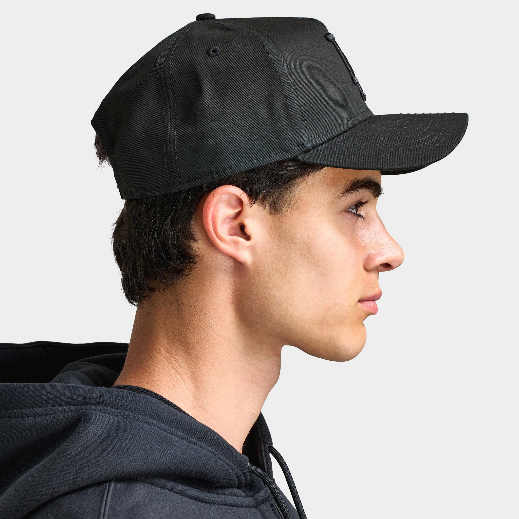 New Era Los Angeles Dodgers 9FORTY A-Frame Black / Black - Image 4