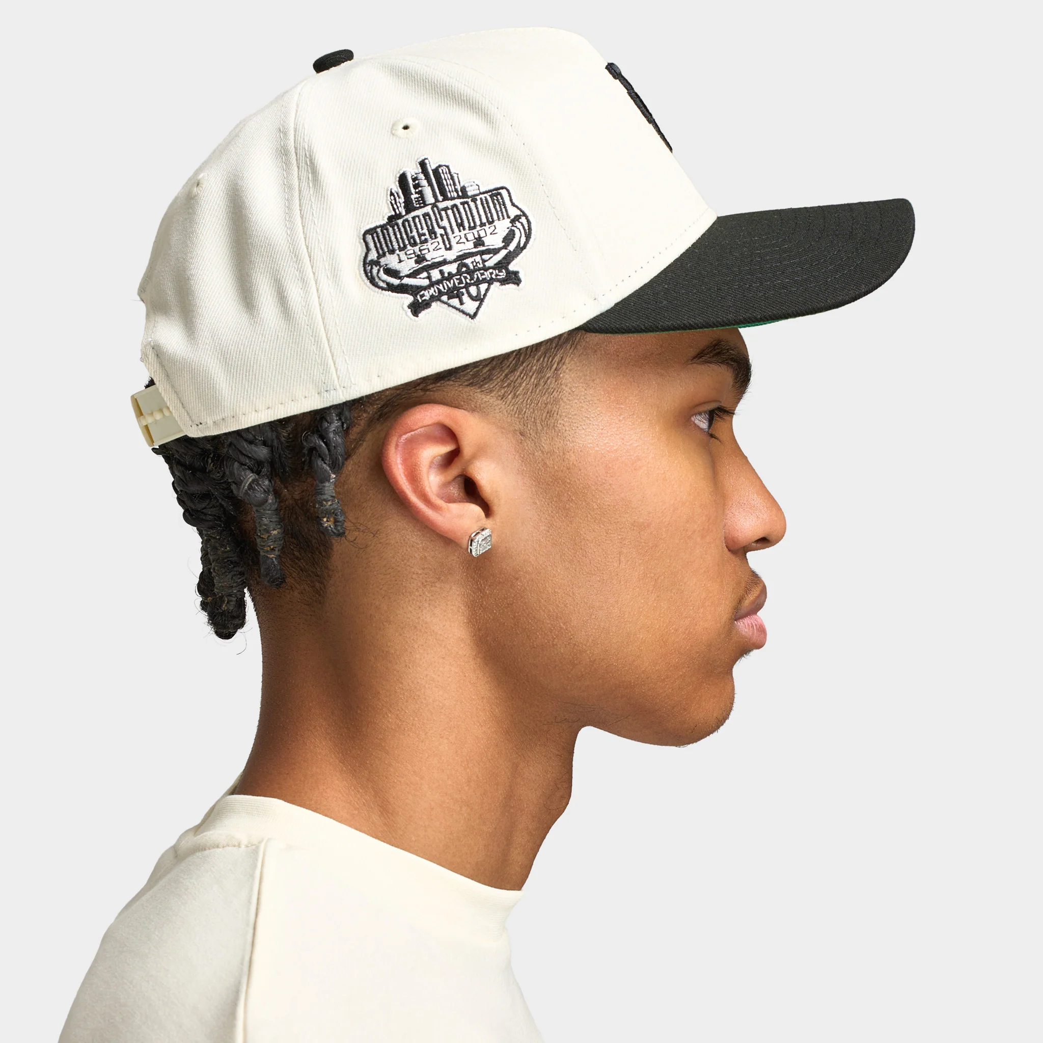 New Era Los Angeles Dodgers 9FORTY A-Frame Chrome / Black - Image 4