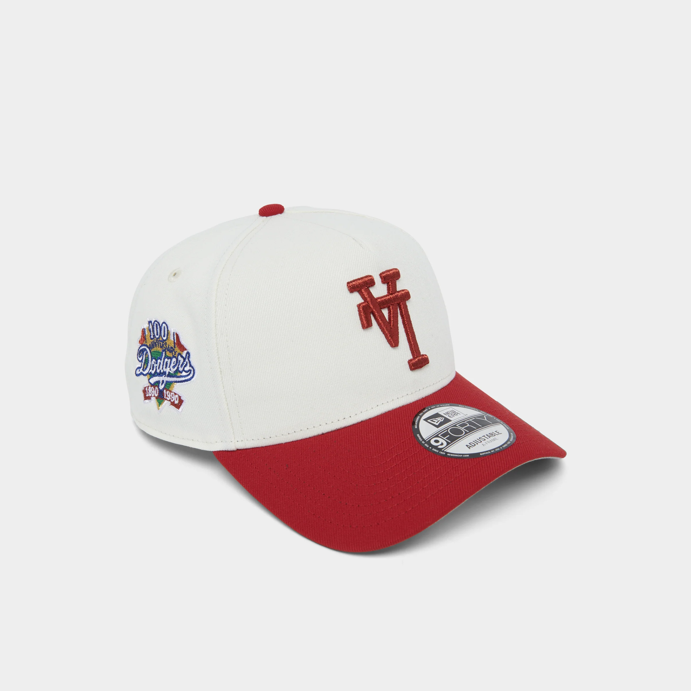 New Era Los Angeles Dodgers 9FORTY AF Snapback White / Scarlet - Image 3