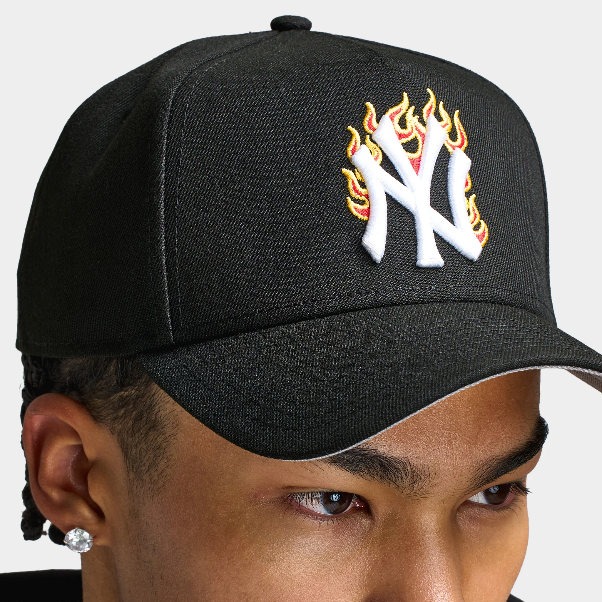 New Era New York Yankees Flames 9FORTY AF / Black - Image 3