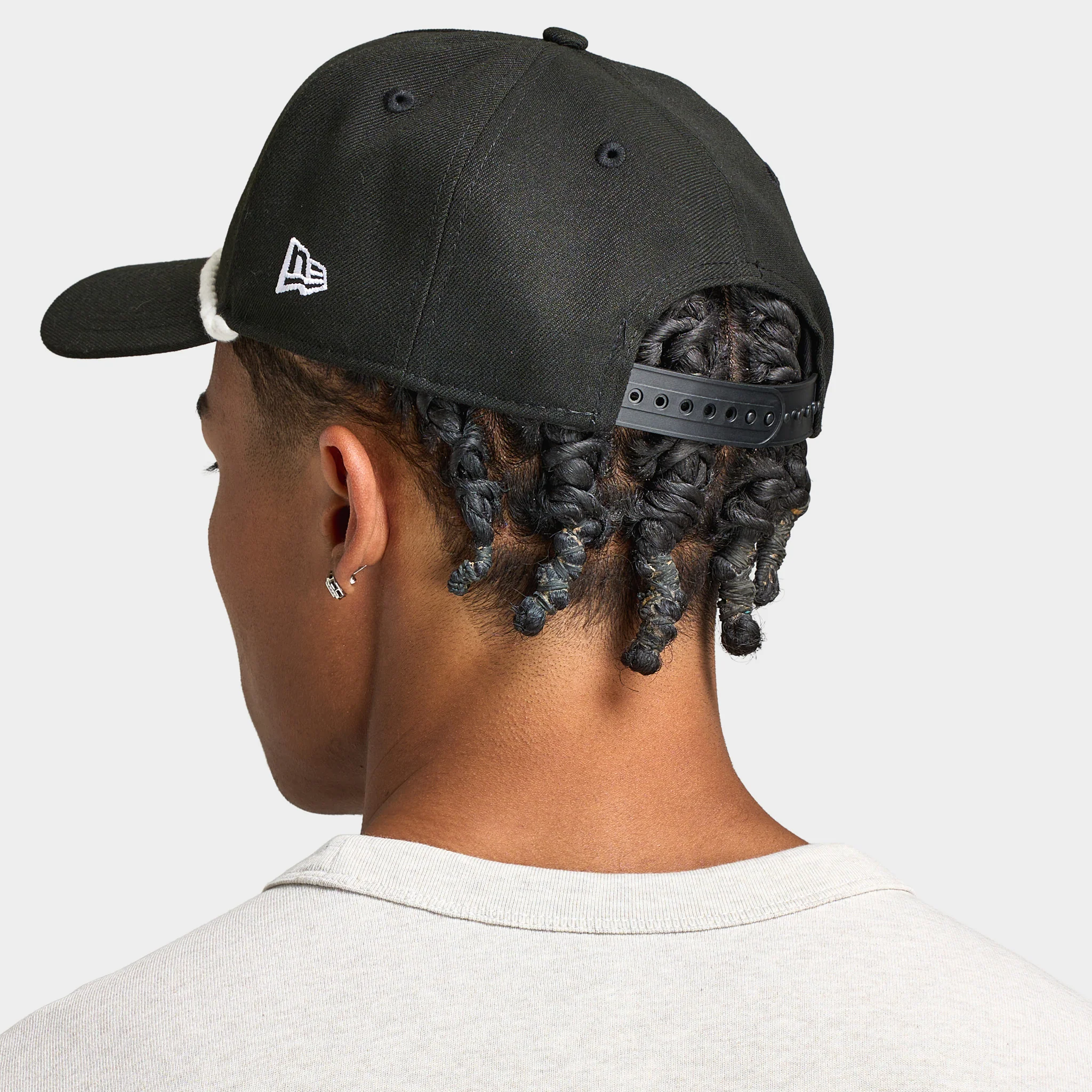 New Era New York Yankees Script 9FORTY A-Frame / Black - Image 2